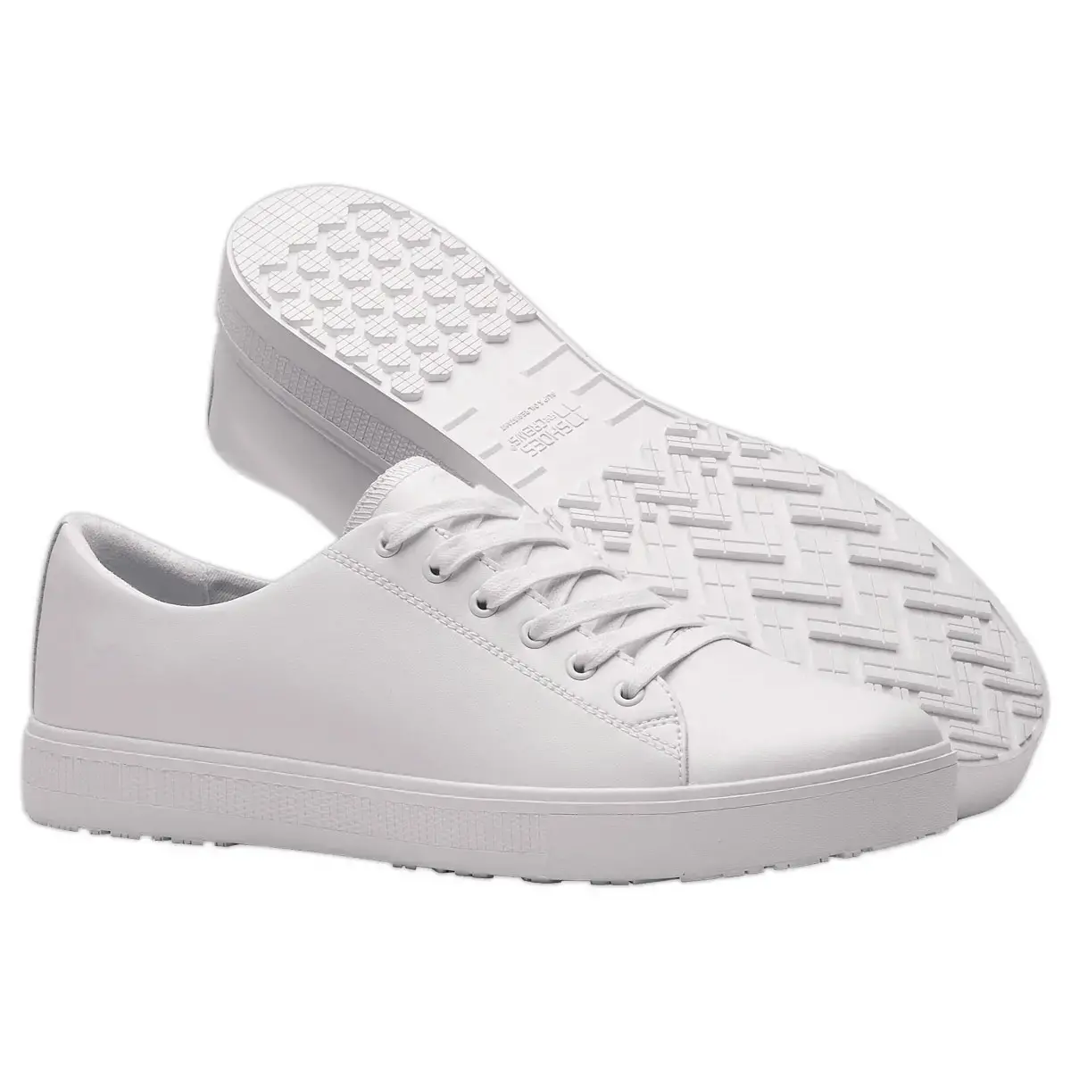 Chaussures de travail antid&eacute;rapantes old school &ndash; blanc &ndash; taille 40 photo du produit