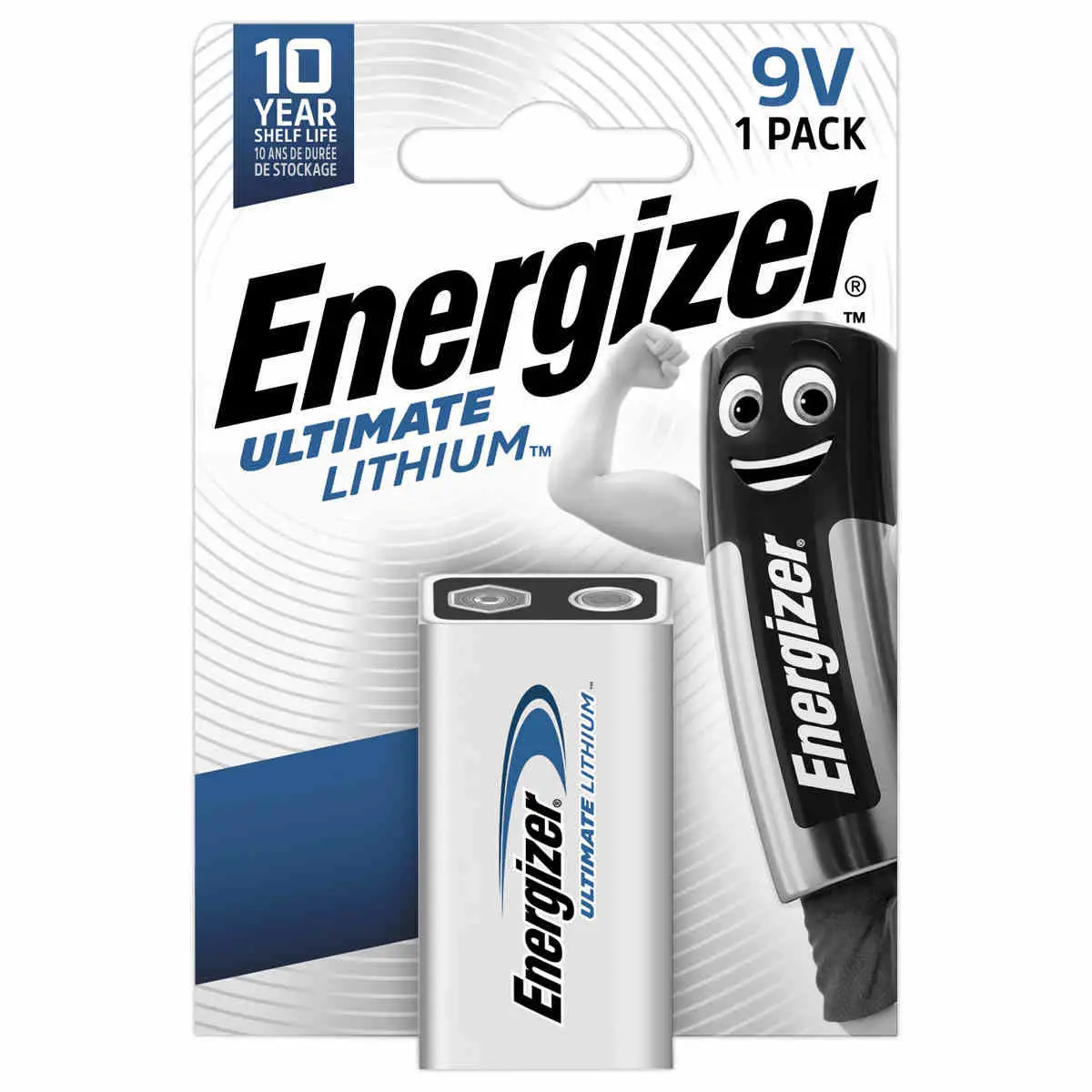Pile Ultimate Lithium 6LR61 - 9Volts - ENERGIZER photo du produit