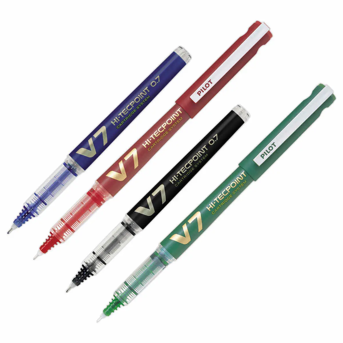 Stylo roller rechargeable V7 - Ecriture moyenne - Bleu - PILOT photo du produit