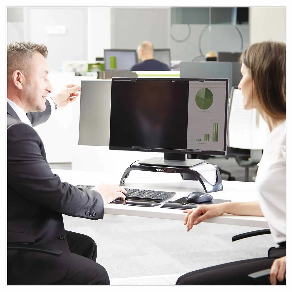 Filtre de confidentialité PrivaScreen Panoramique 14 - Fellowes photo du produit