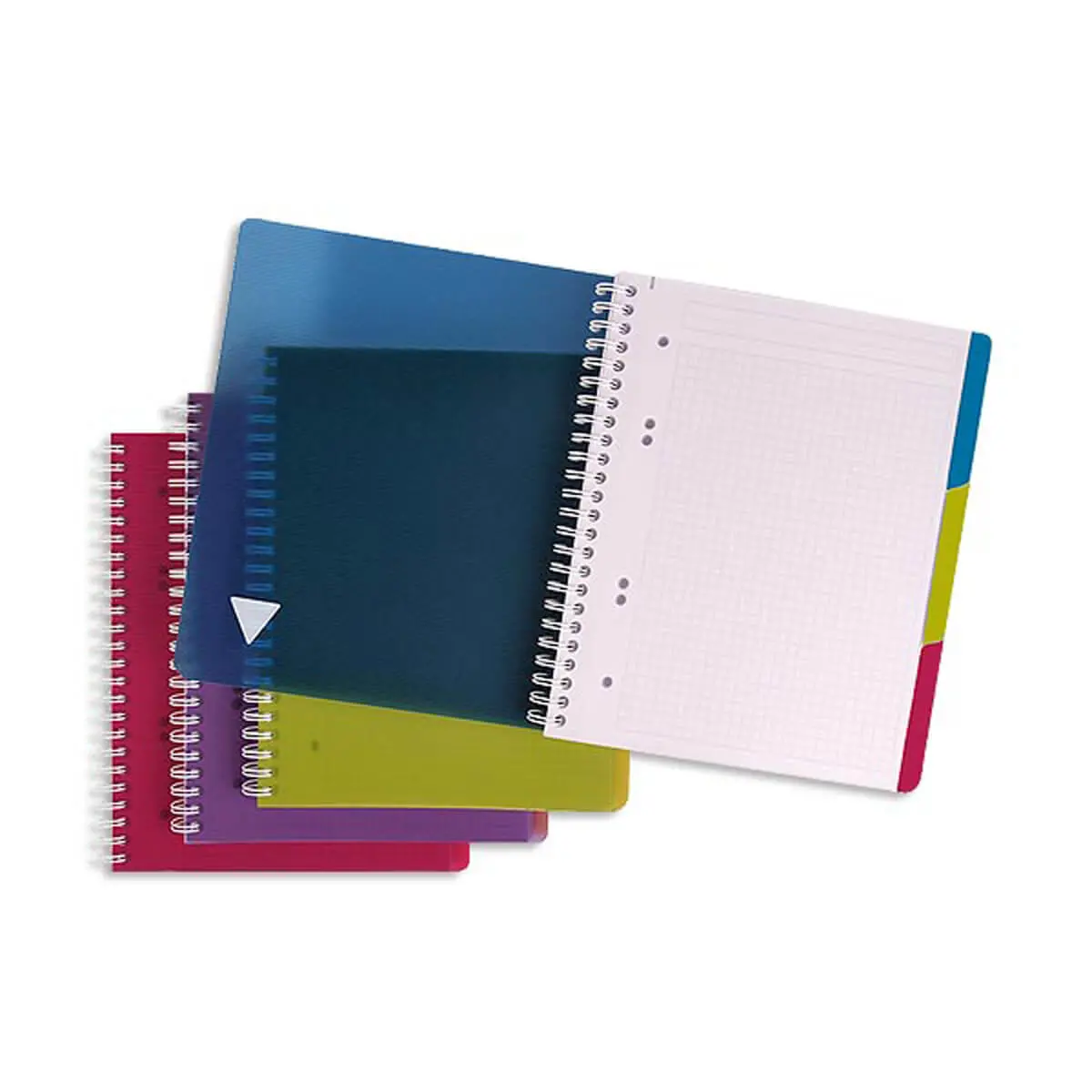 Cahier spirale Clairefontaine Linicolor A5 14,8 x 21 cm