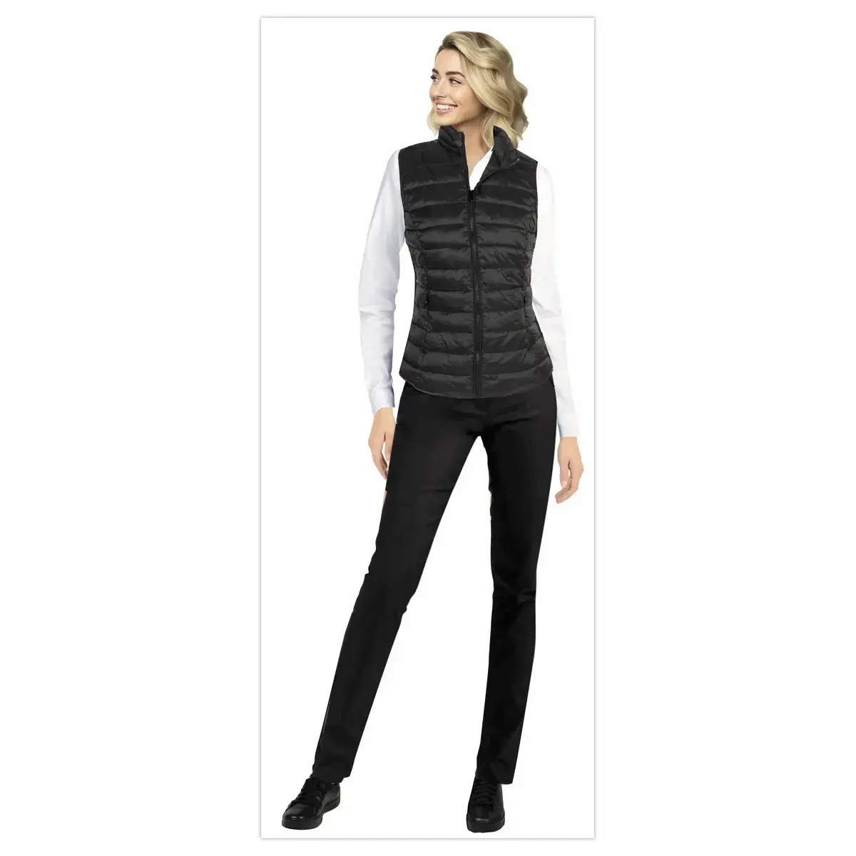 Doudoune sans manches femme M noir photo du produit