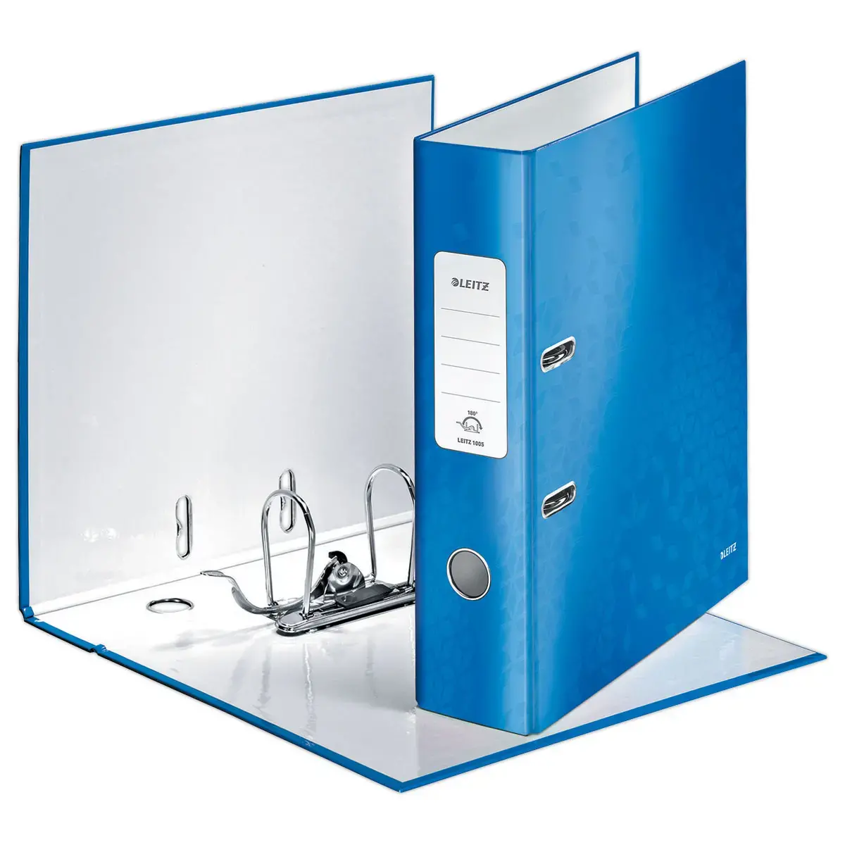Classeur &agrave; levier WOW 180&deg; - Bleu - Leitz photo du produit