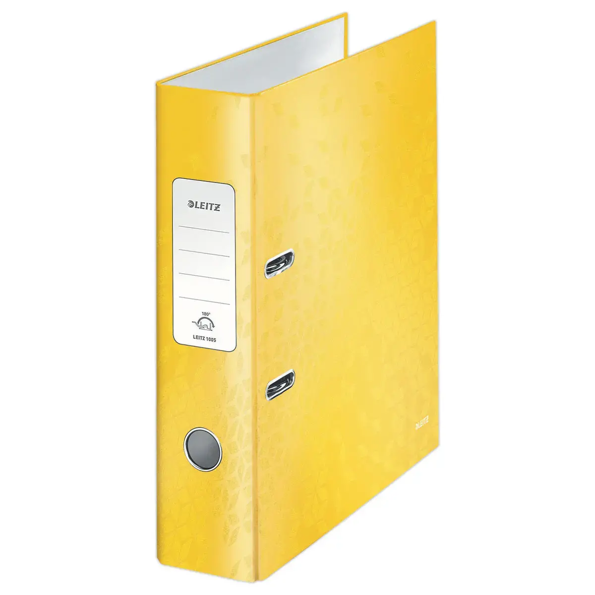 Classeur &agrave; levier WOW 180&deg; - Jaune - Leitz photo du produit