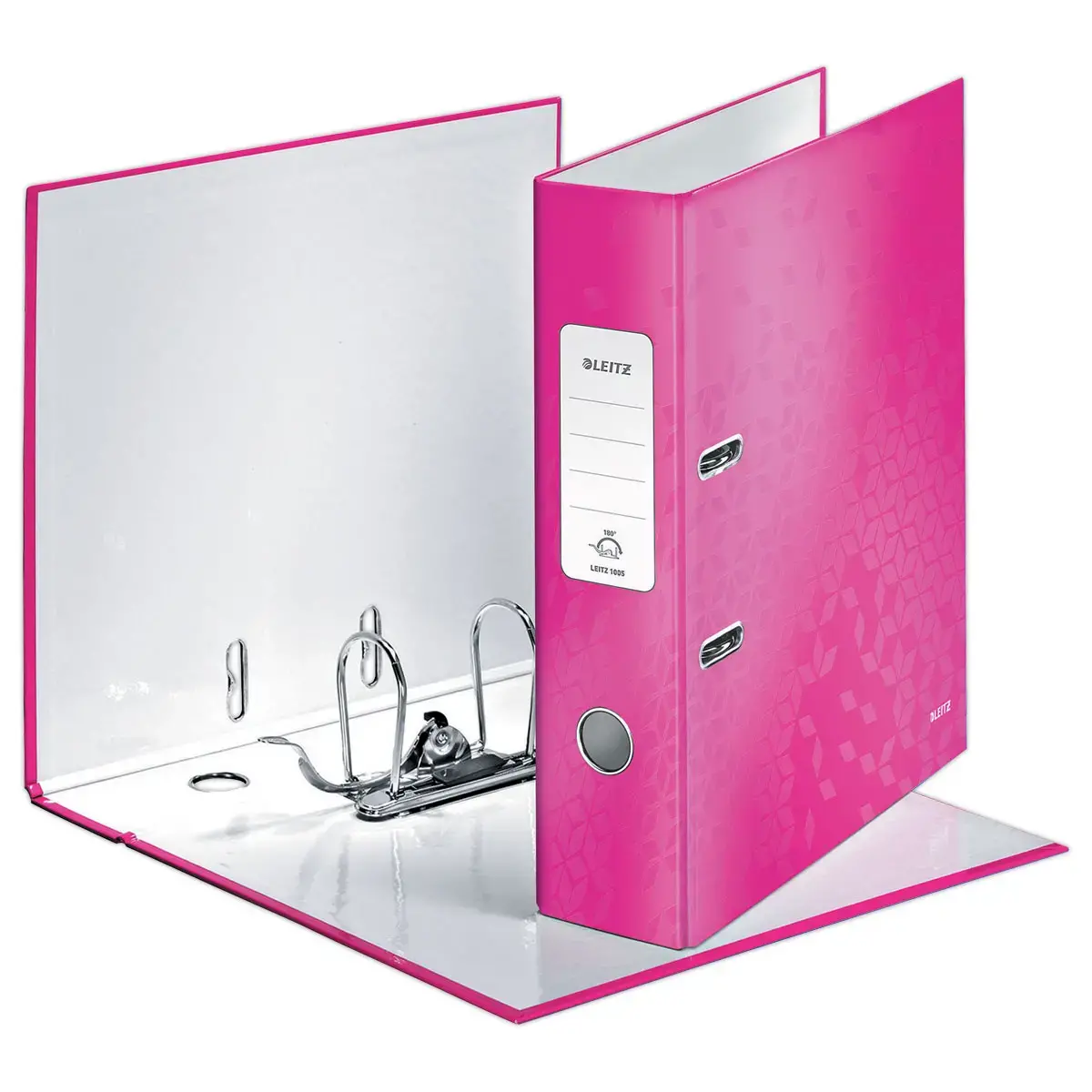 Classeur à levier WOW 180° - Rose - Leitz photo du produit
