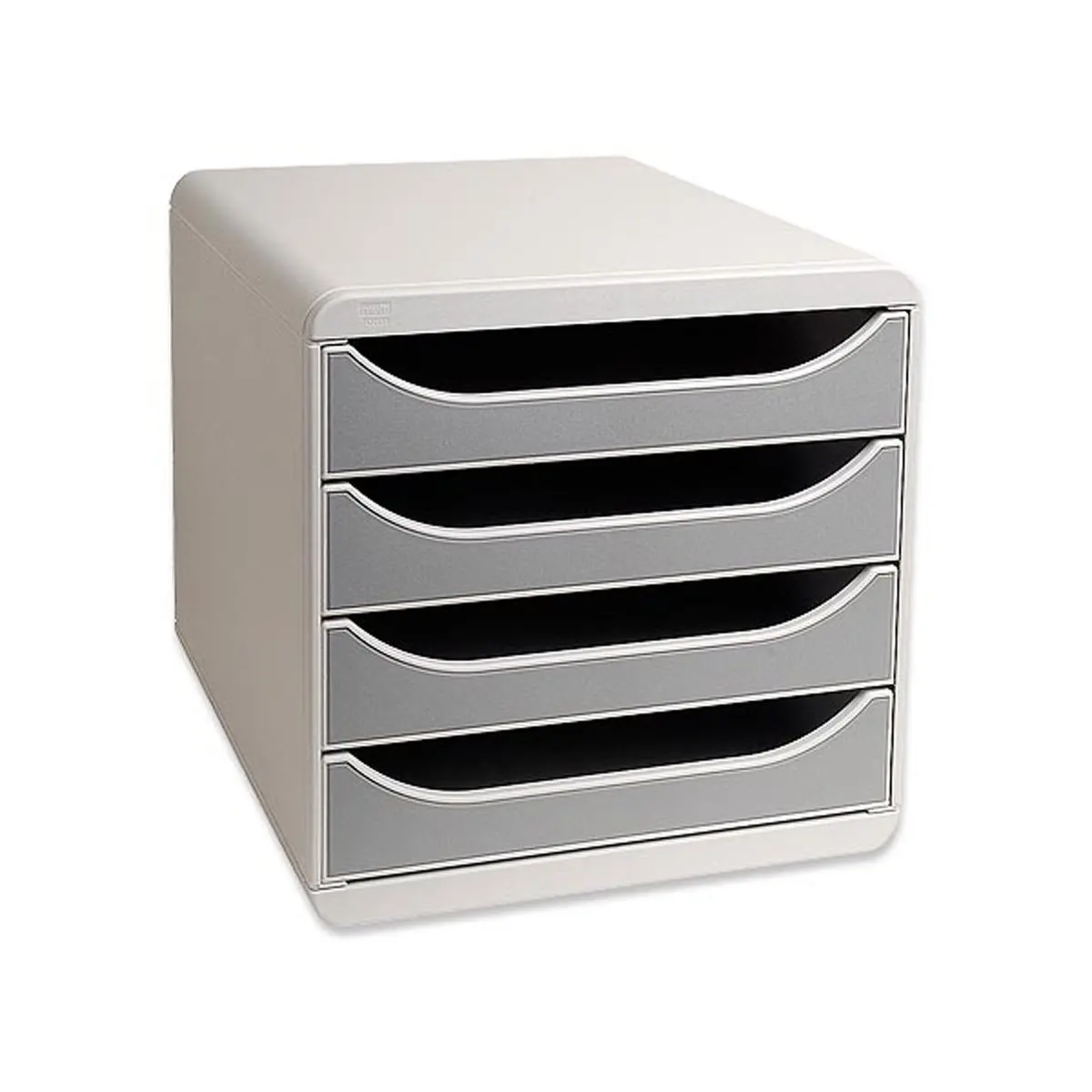 Bloc de classement 4 tiroirs Big Box - Gris - EXACOMPTA photo du produit