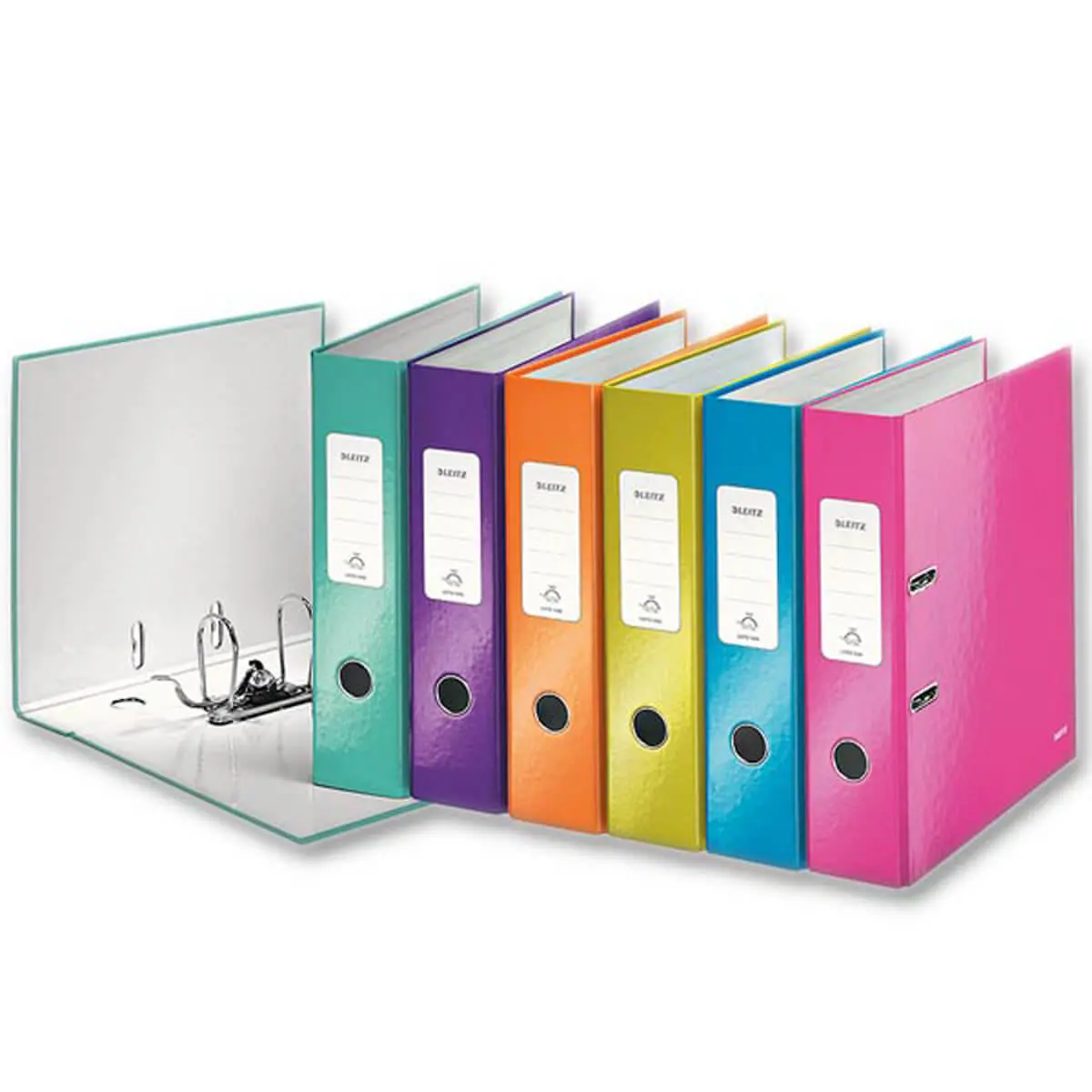 10 Classeurs à levier WOW 180° - Assortis - LEITZ photo du produit