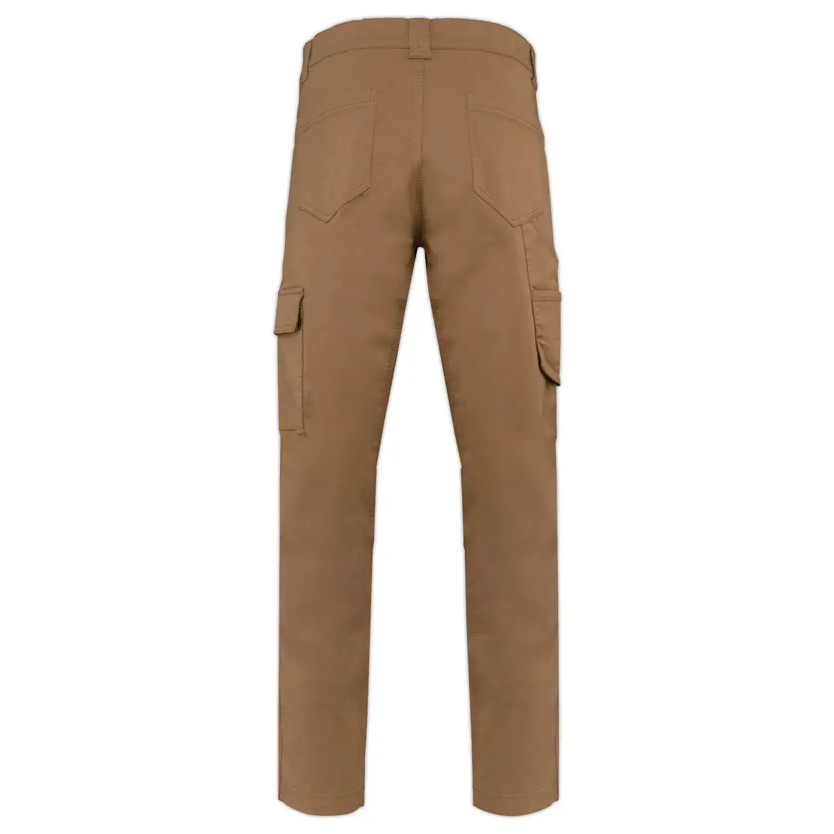 Pantalon stretch coton unisexe camel taille 36 photo du produit