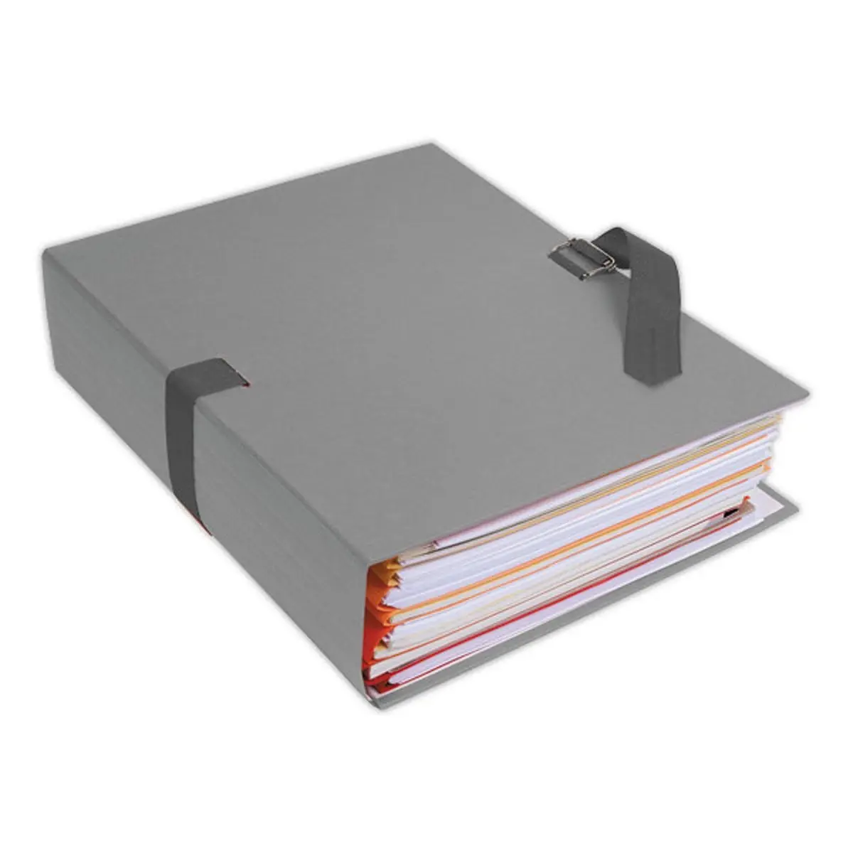 Chemise extensible à sangle - Gris - EXACOMPTA photo du produit