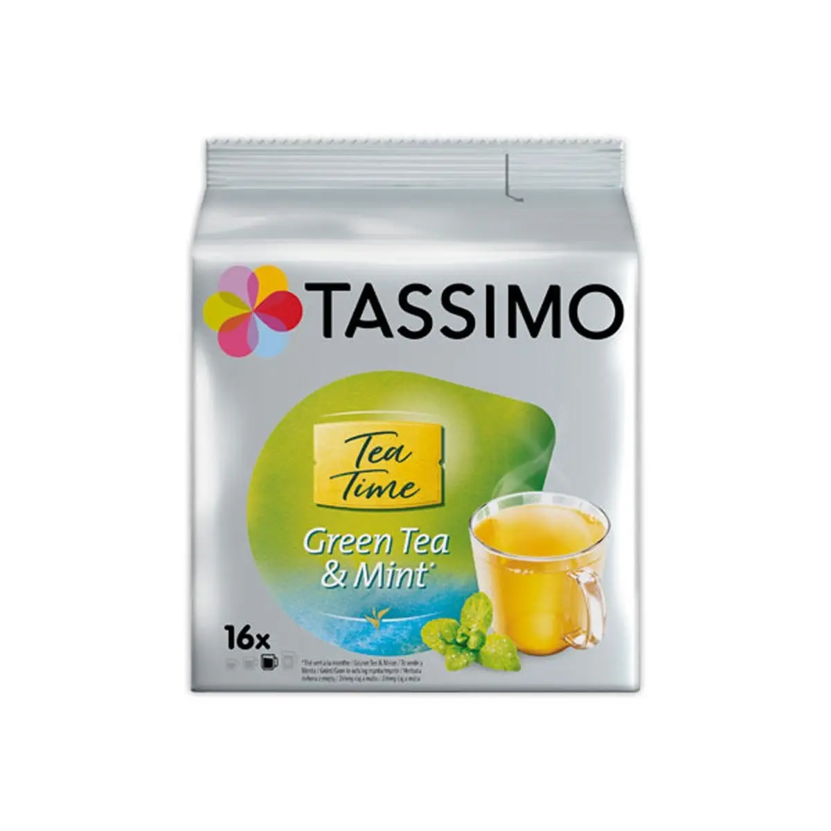 16 Dosettes Twinings Thé Vert à la menthe - TASSIMO photo du produit