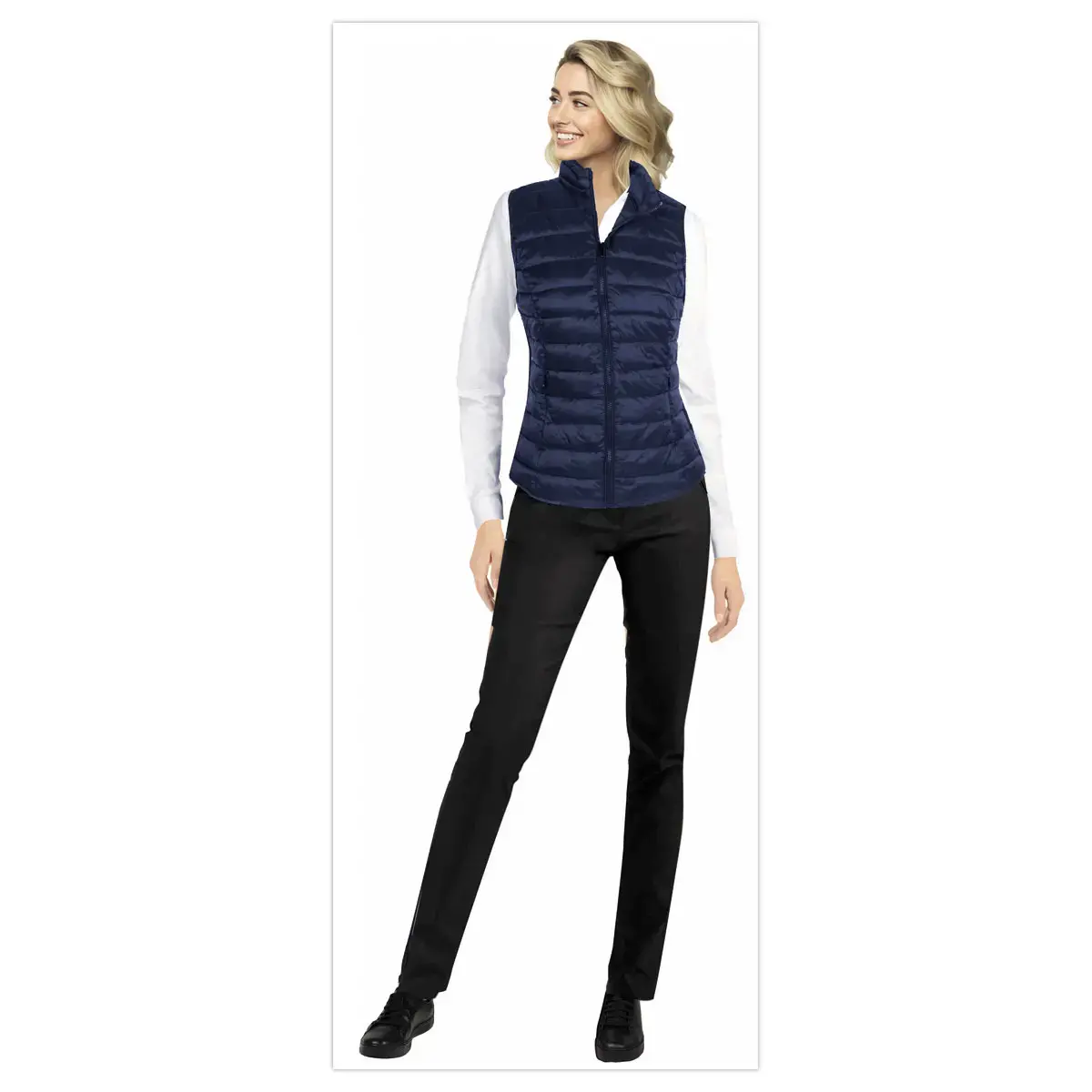 Doudoune sans manches femme l marine photo du produit