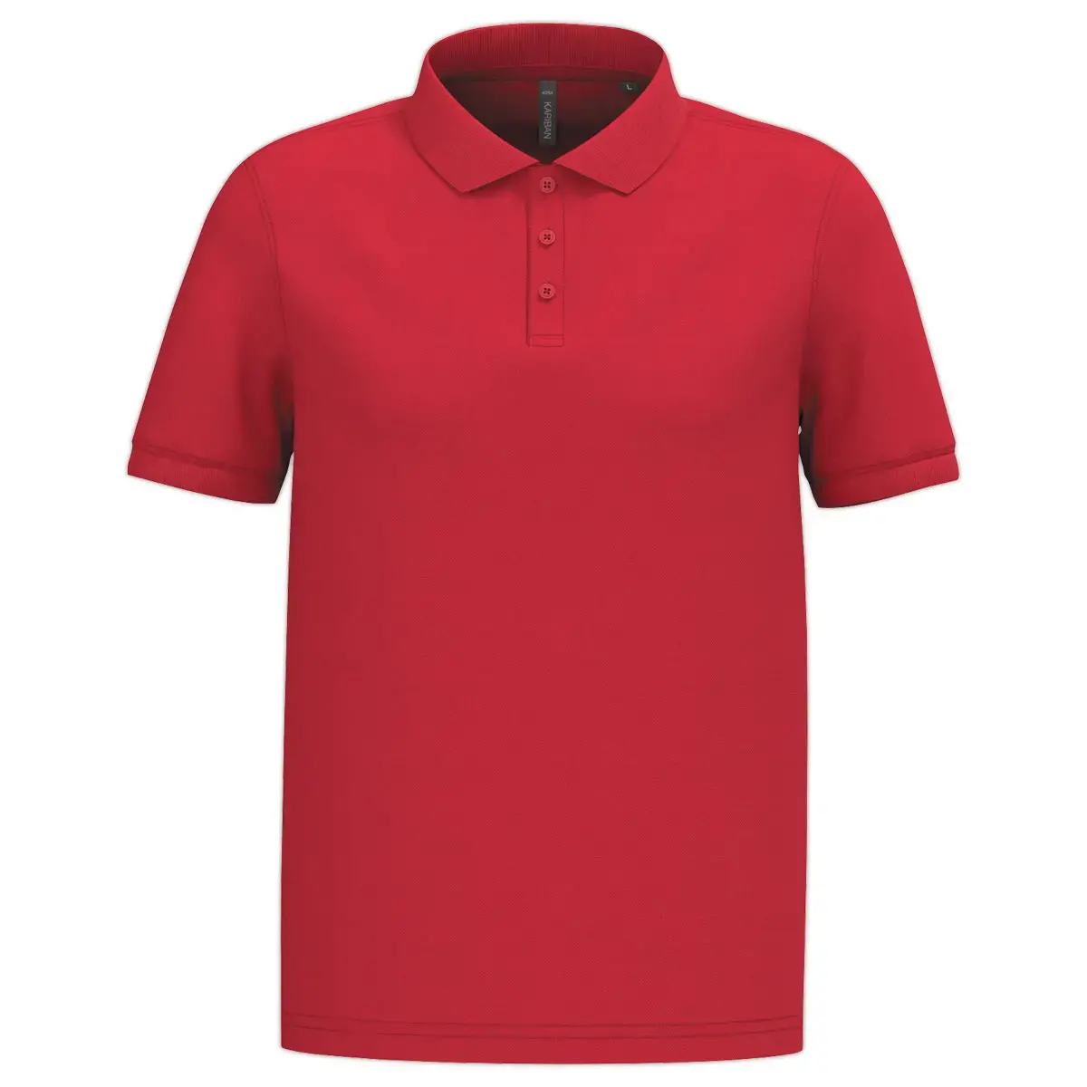 Polo homme - Manches courtes - Taille S - Rouge photo du produit