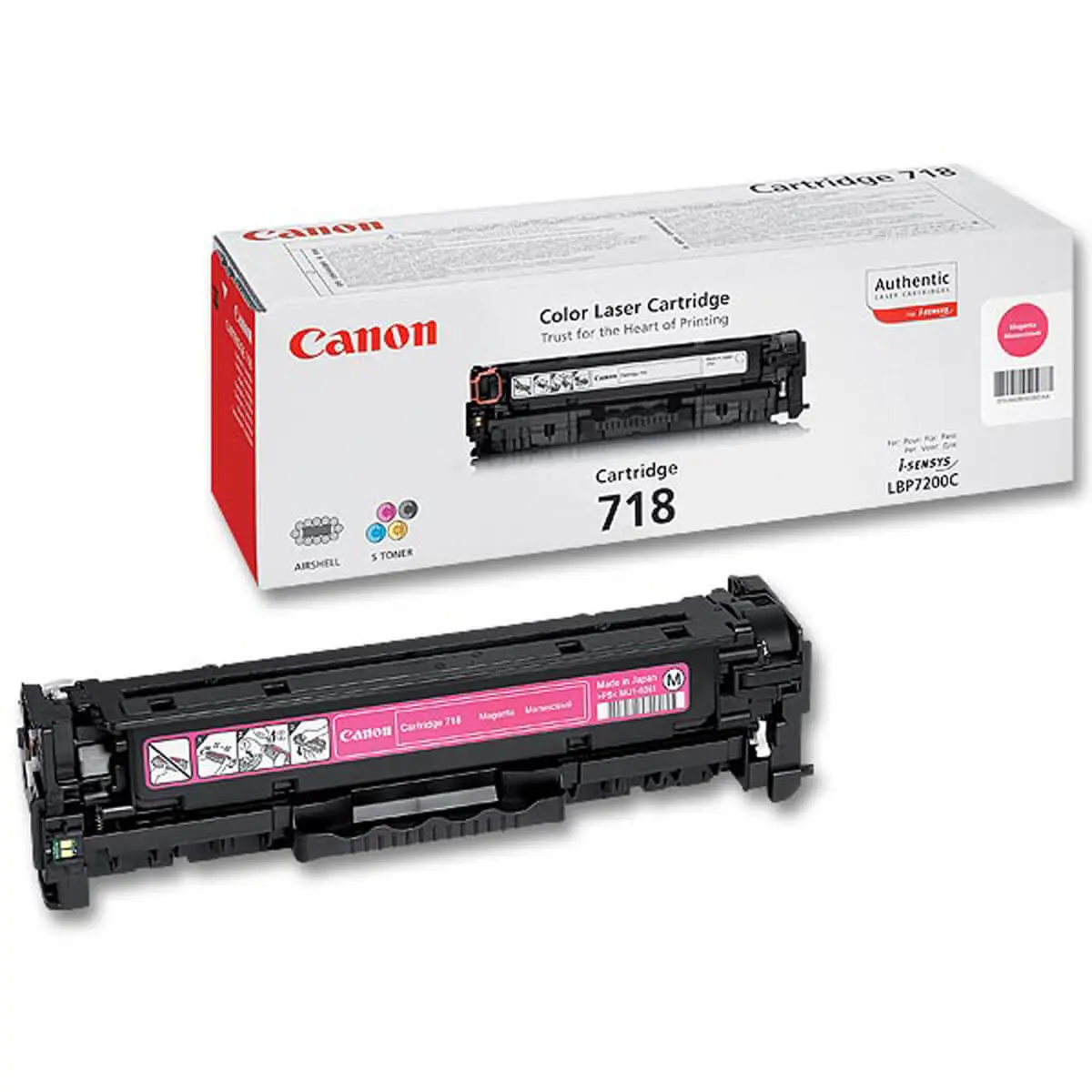 Toner CANON 718 magenta photo du produit