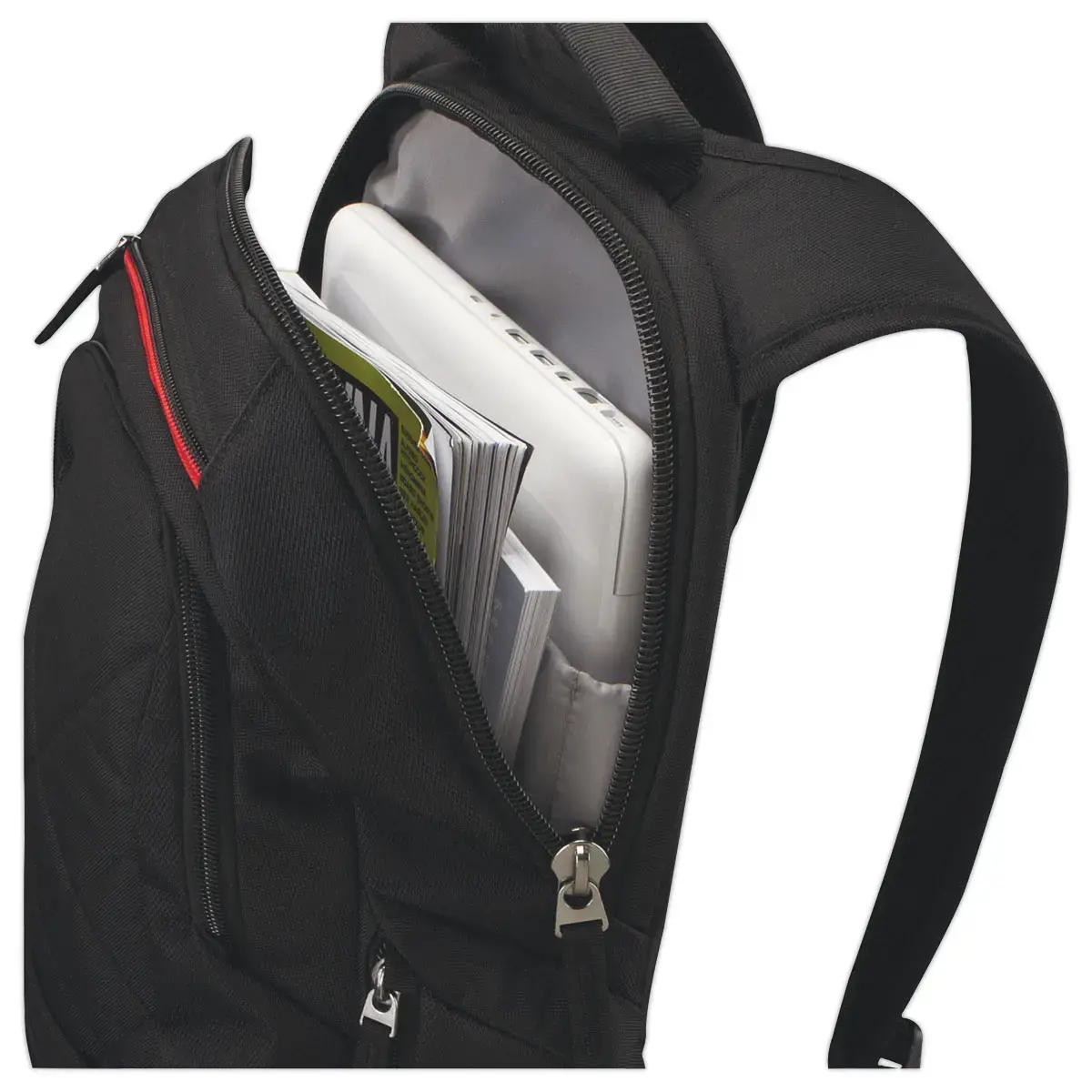 Sac à dos polyester pour PC 14" - Nylon coloris noir - Case Logic photo du produit