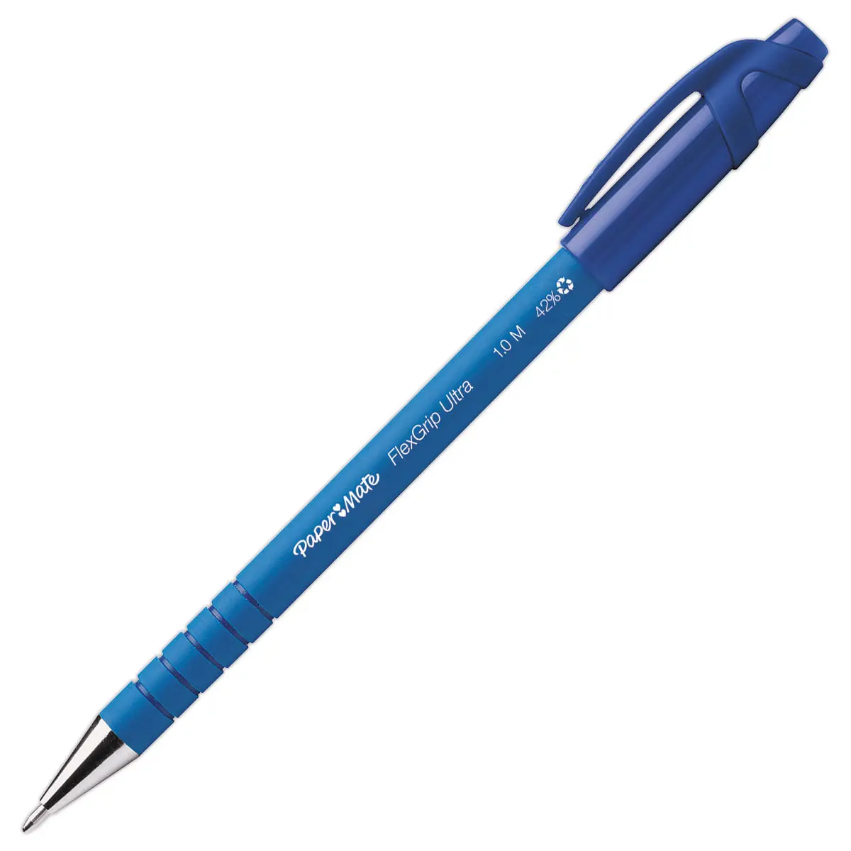 Stylo bille Flexgrip CAP - écriture moyenne - Bleu - PAPERMATE photo du produit