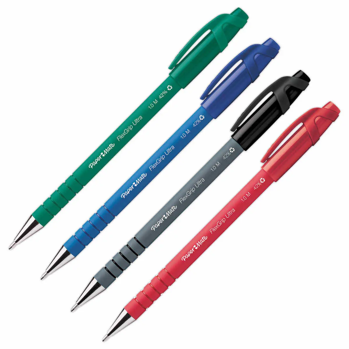 Stylo bille Flexgrip CAP - écriture moyenne - Bleu - PAPERMATE photo du produit