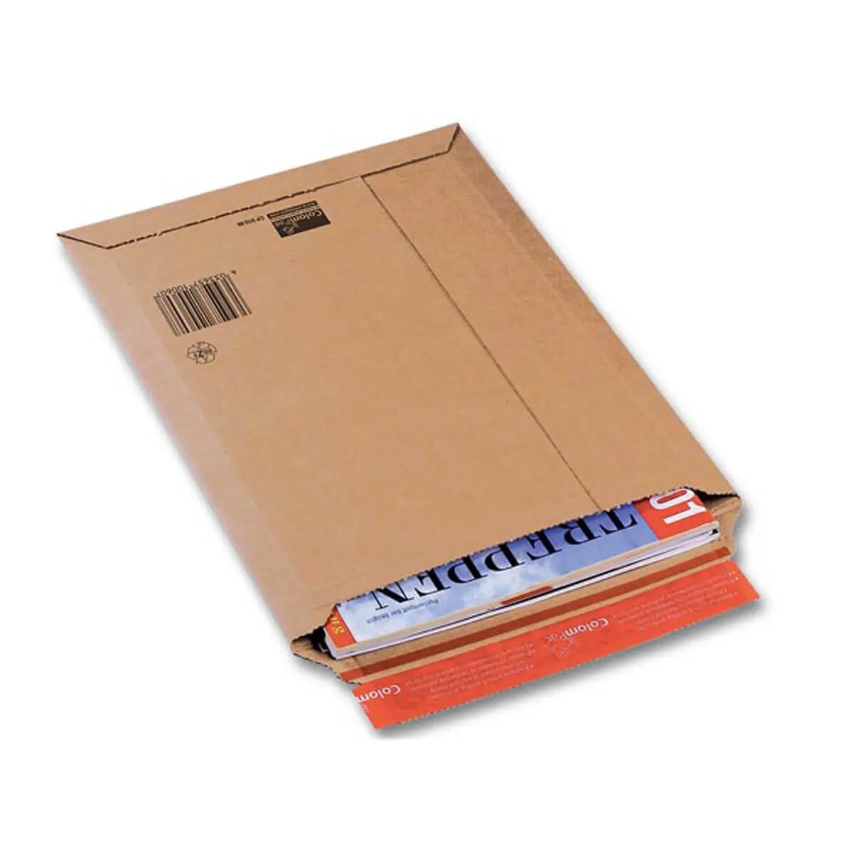 20 Pochettes d'expédition en carton ondulé COLOMPAC 250 x 360 x 50 mm photo du produit