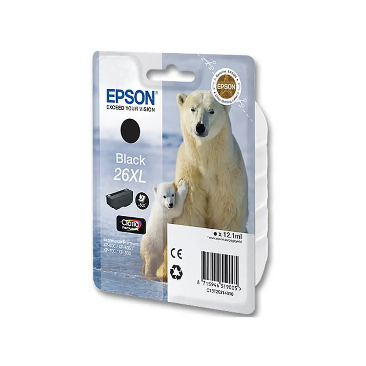 CartoucheEpson T2621 noire photo du produit