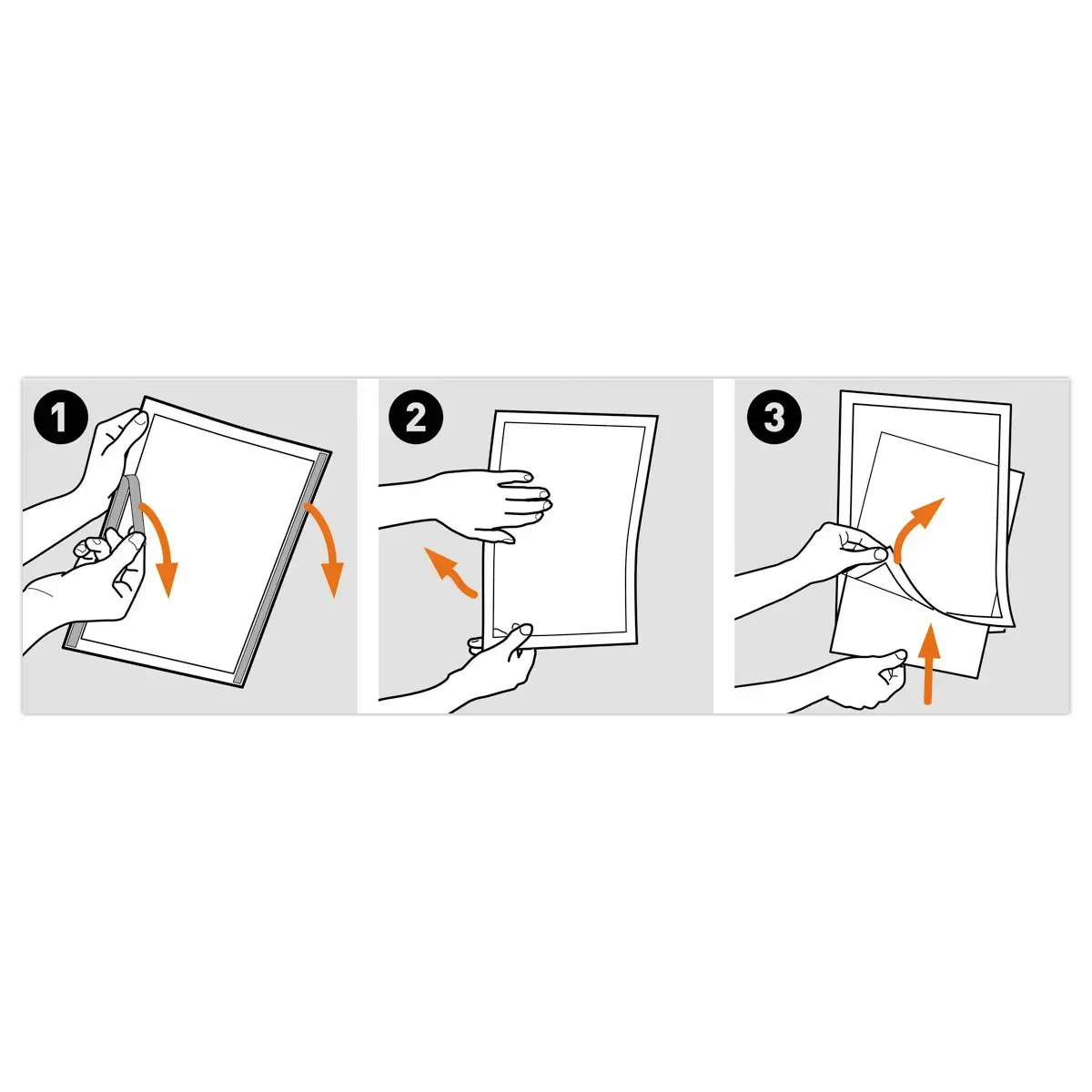 2 Pochettes adh&eacute;sives Duraframe -  A4 - Rouge - Durable photo du produit