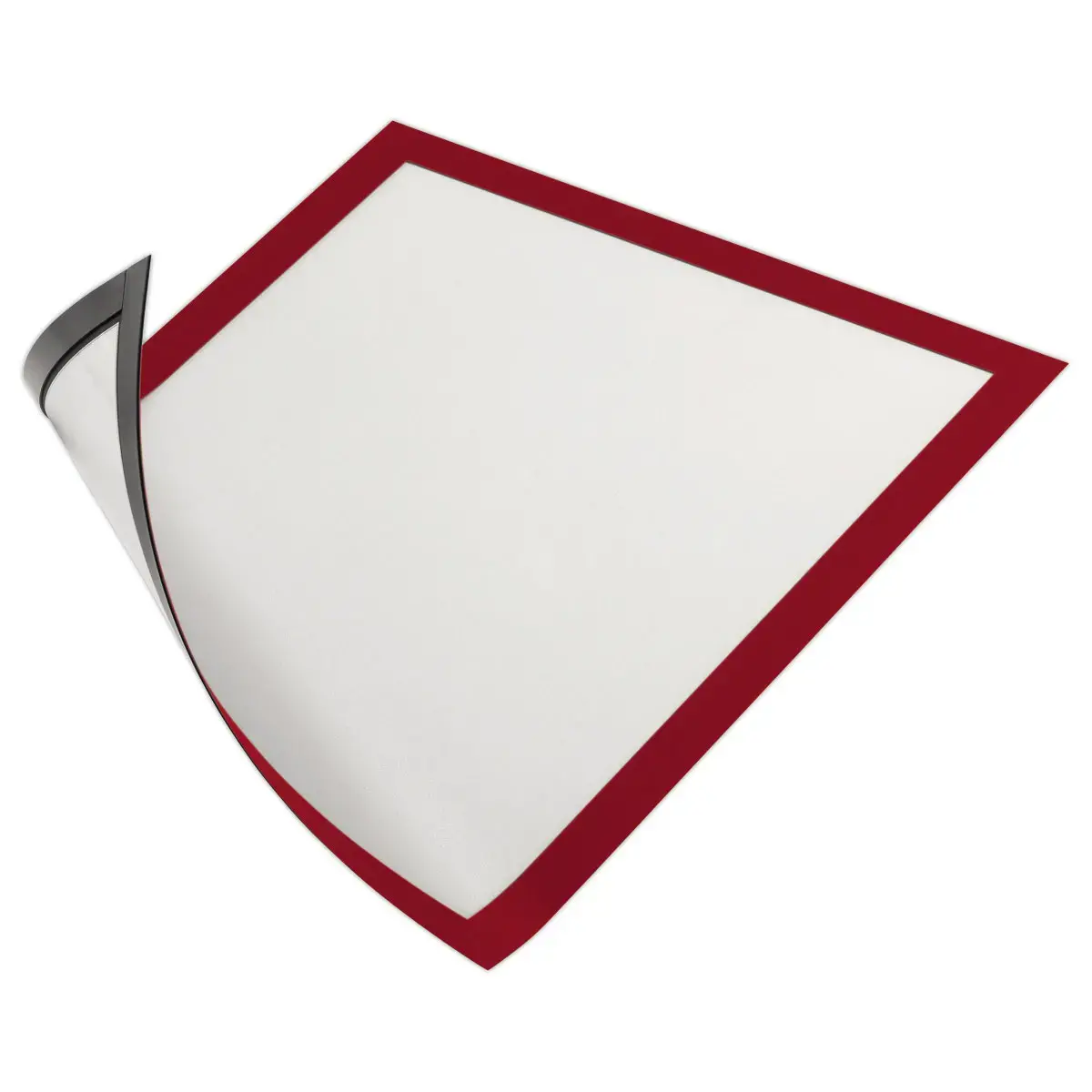 5 Cadres magnétiques Duraframe Magnetic - A4 - Rouge - Durable photo du produit