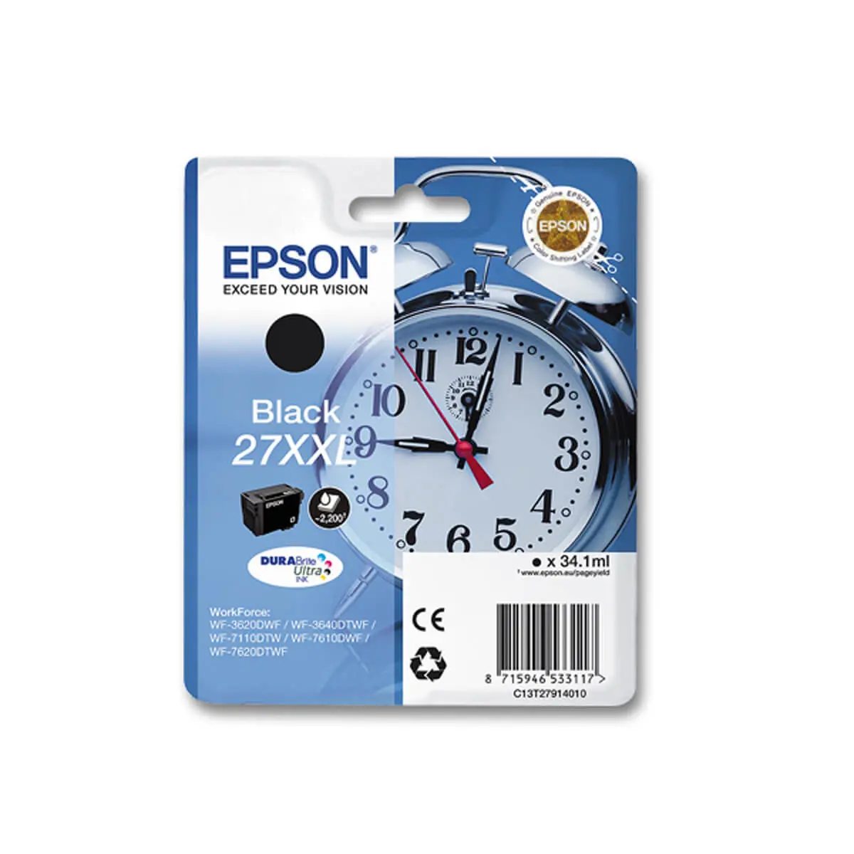 Cartouche Epson T2791 noire photo du produit