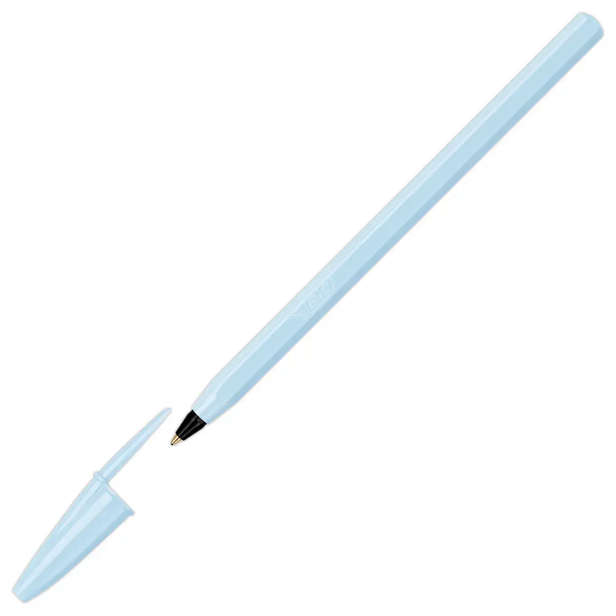 5 Stylos billes Cristal - Pointe moyenne 0,6mm - Coloris pastels - BIC photo du produit