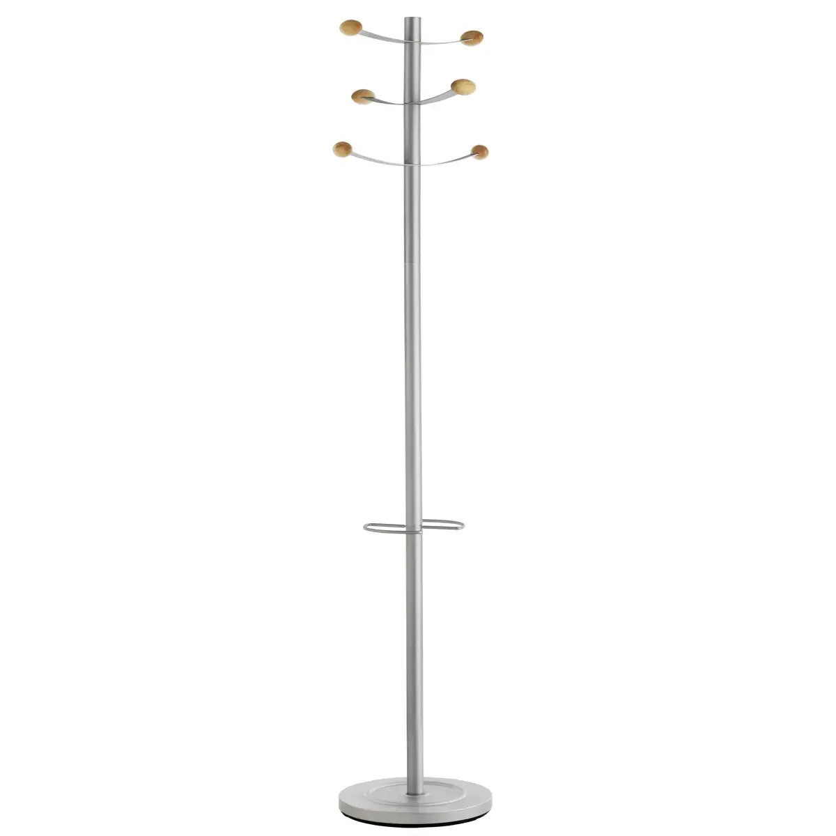 Portemanteau métal 6 patères - Unilux photo du produit