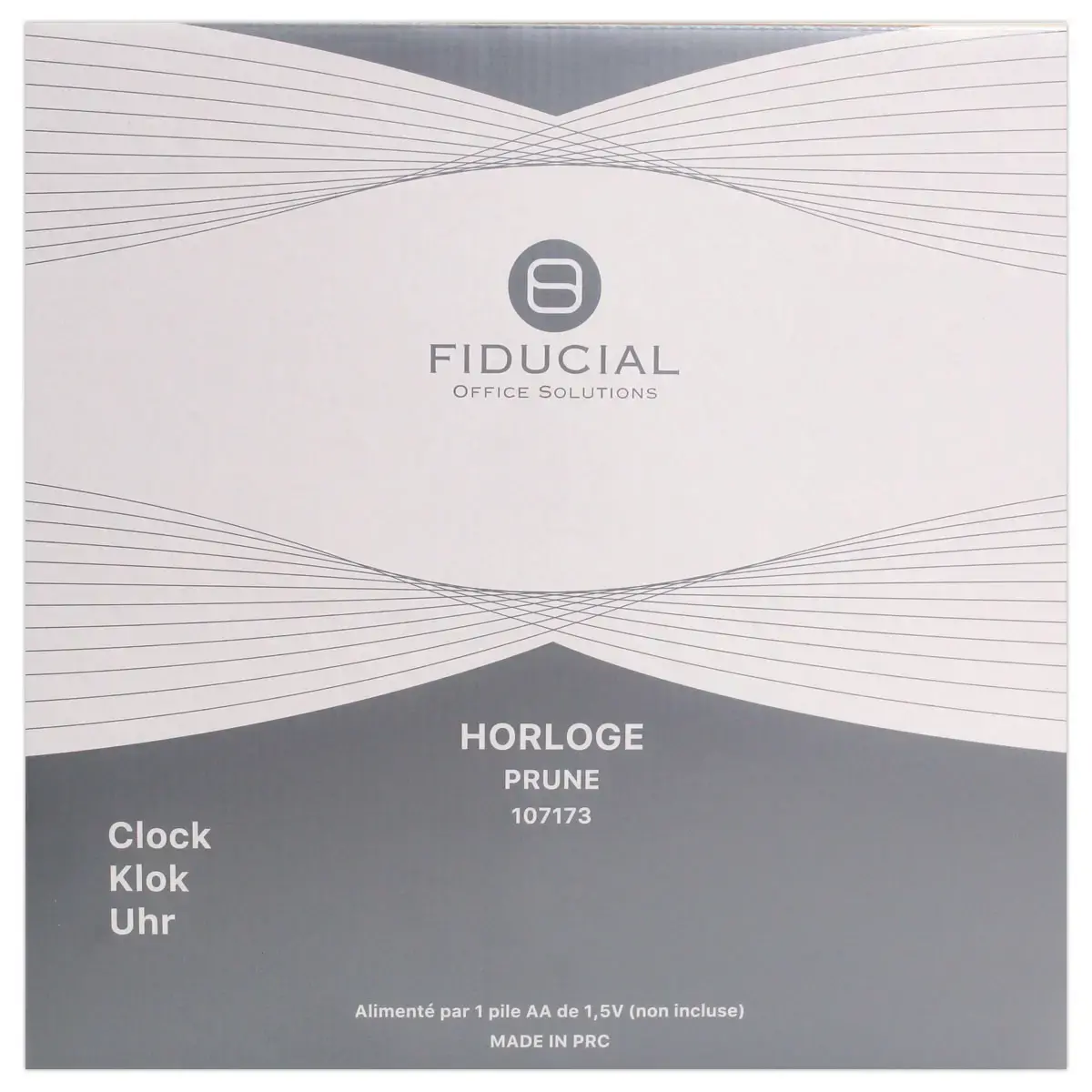 Horloge murale violette photo du produit