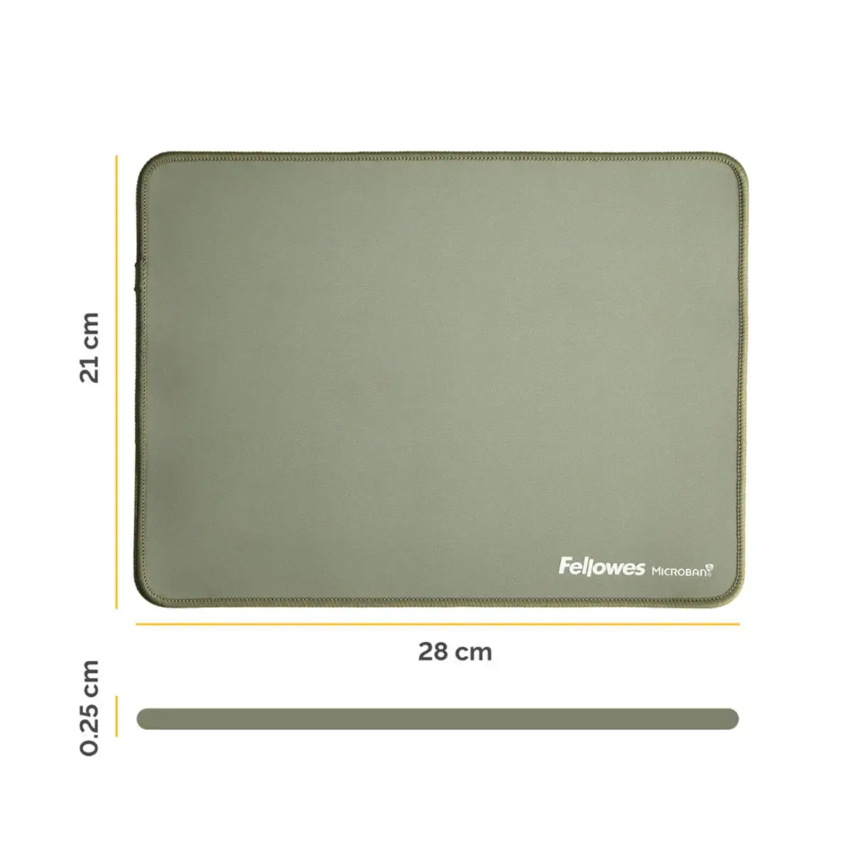 Tapis de souris Breyta XL - Vert sauge - Fellowes photo du produit