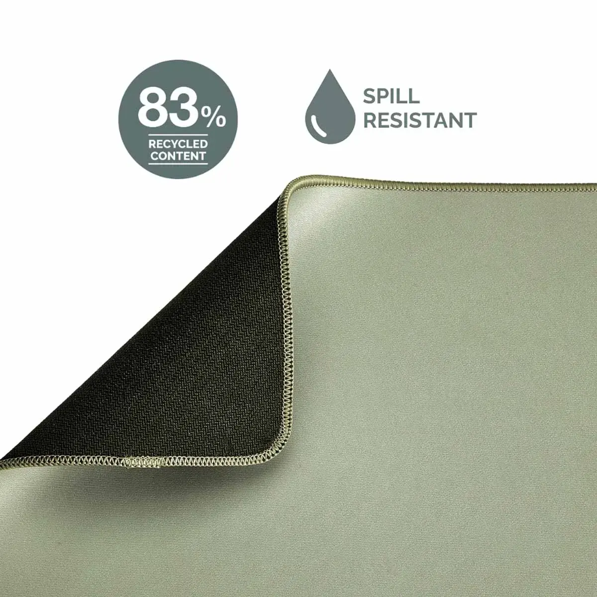 Tapis de souris Breyta XL - Vert sauge - Fellowes photo du produit