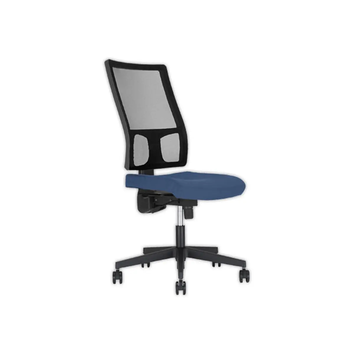 Si&egrave;ge de bureau synchrone Taktik - Gris bleu dossier r&eacute;sille photo du produit