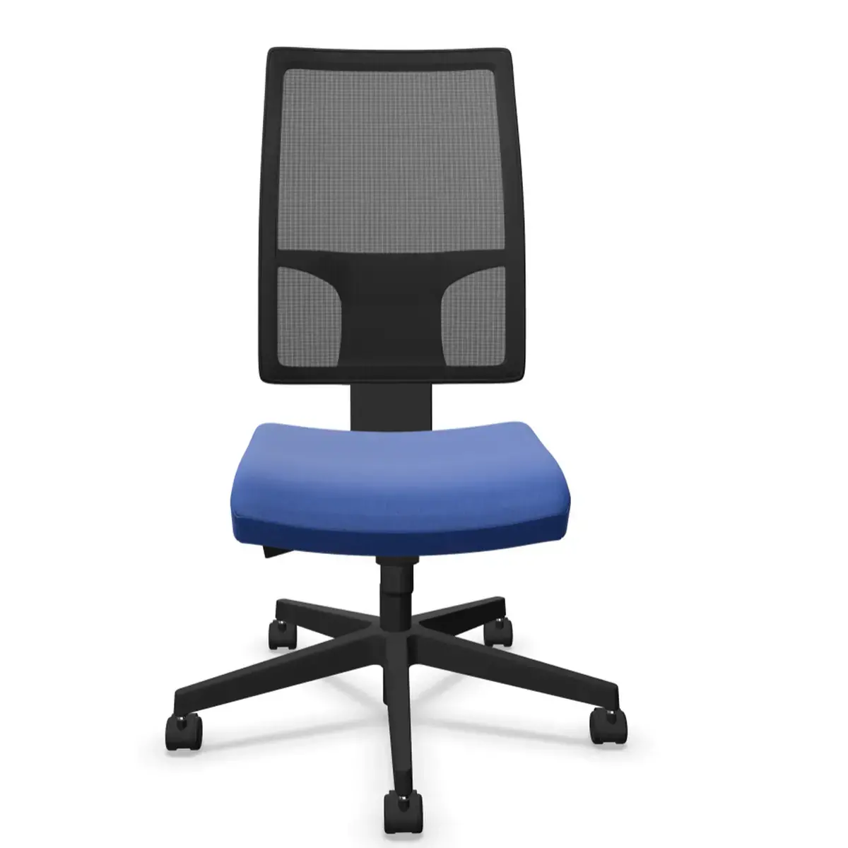 Siège de bureau synchrone Taktik - Gris bleu dossier résille photo du produit