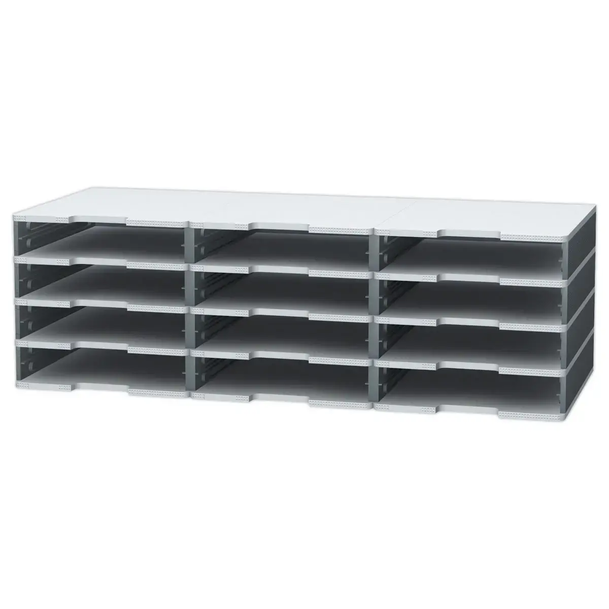 Tiroir pour cases Modulodoc - Hauteur normale 5,4 cm - porte &eacute;tiquette int&eacute;gr&eacute; - Exacompta photo du produit