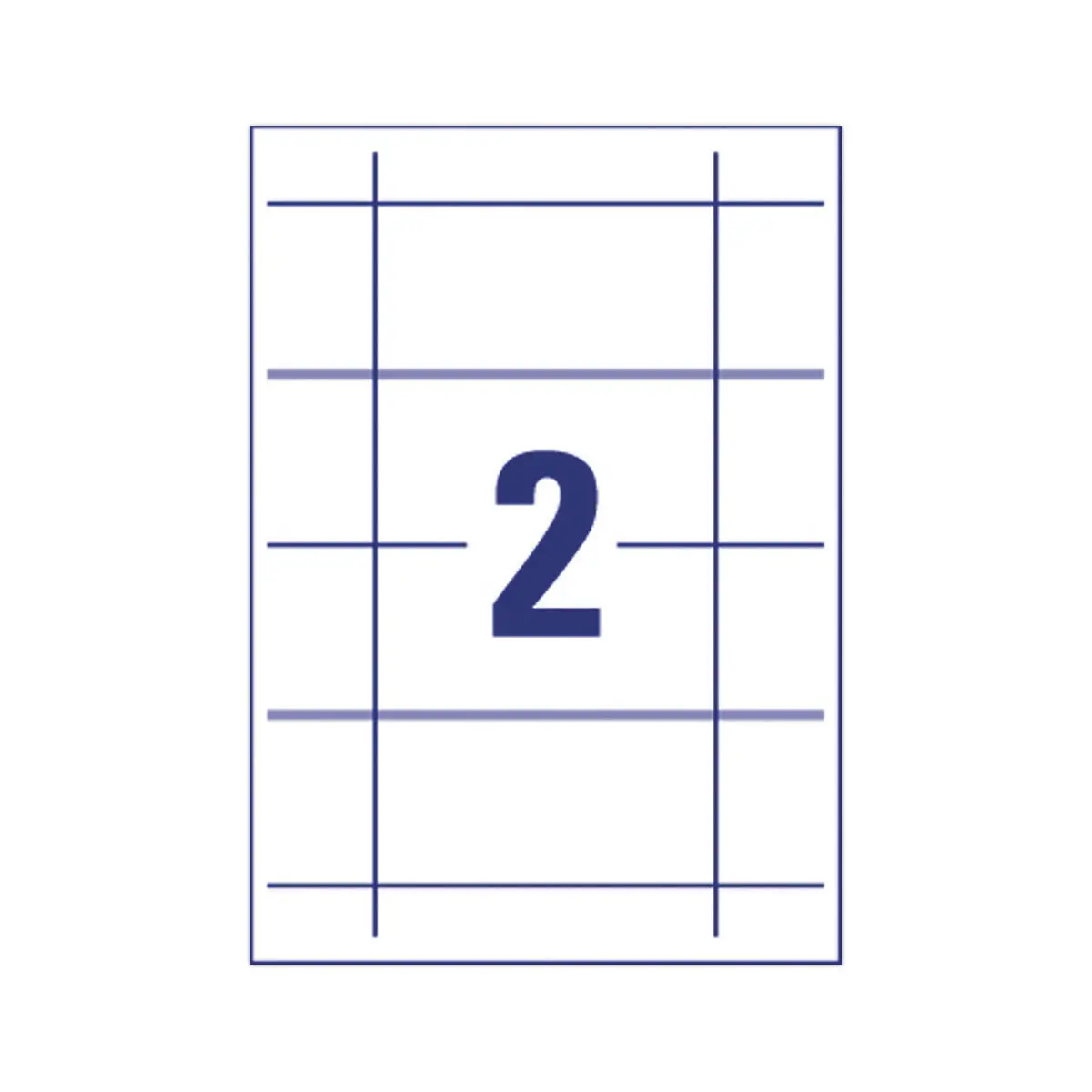 40 Chevalets porte-noms en papier - AVERY - 18 x 6 cm photo du produit