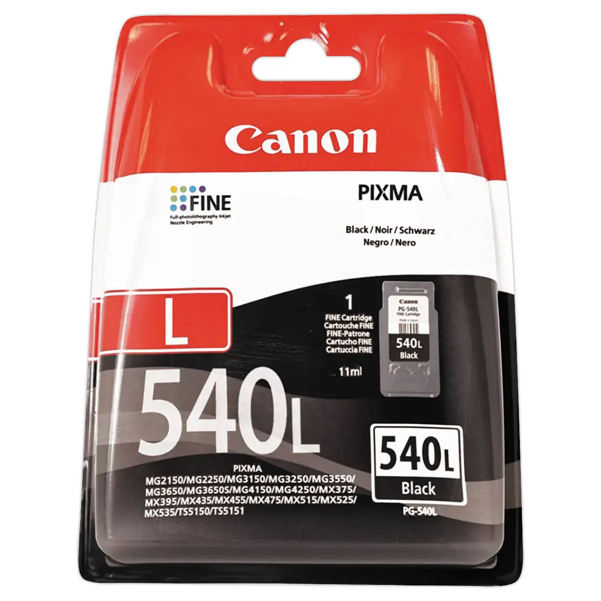 Cartouche CANON PG-540L noire photo du produit