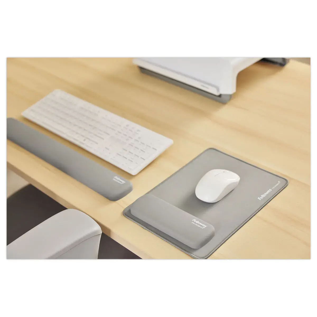 Tapis de souris avec repose-poignet Breyta - Gris - FELLOWES photo du produit