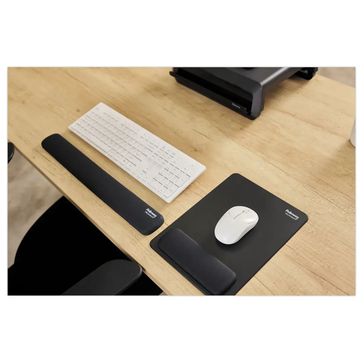 Tapis souris repose-poignet XL Breyta - Noir - Fellowes photo du produit