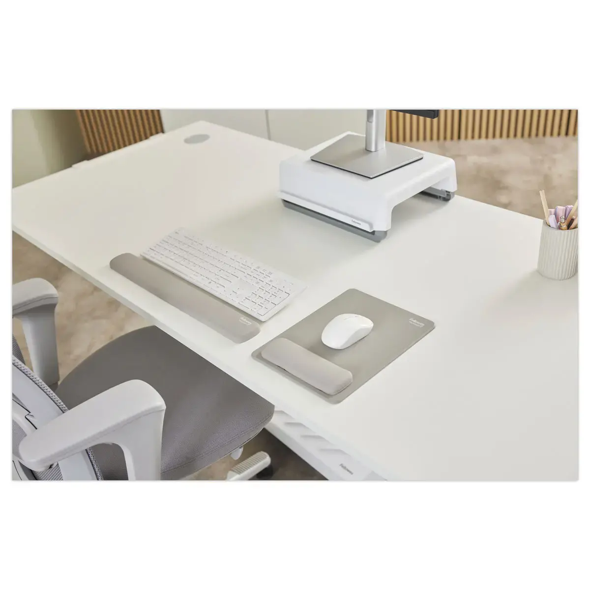 Tapis souris repose-poignet XL Breyta - Sable - FELLOWES photo du produit