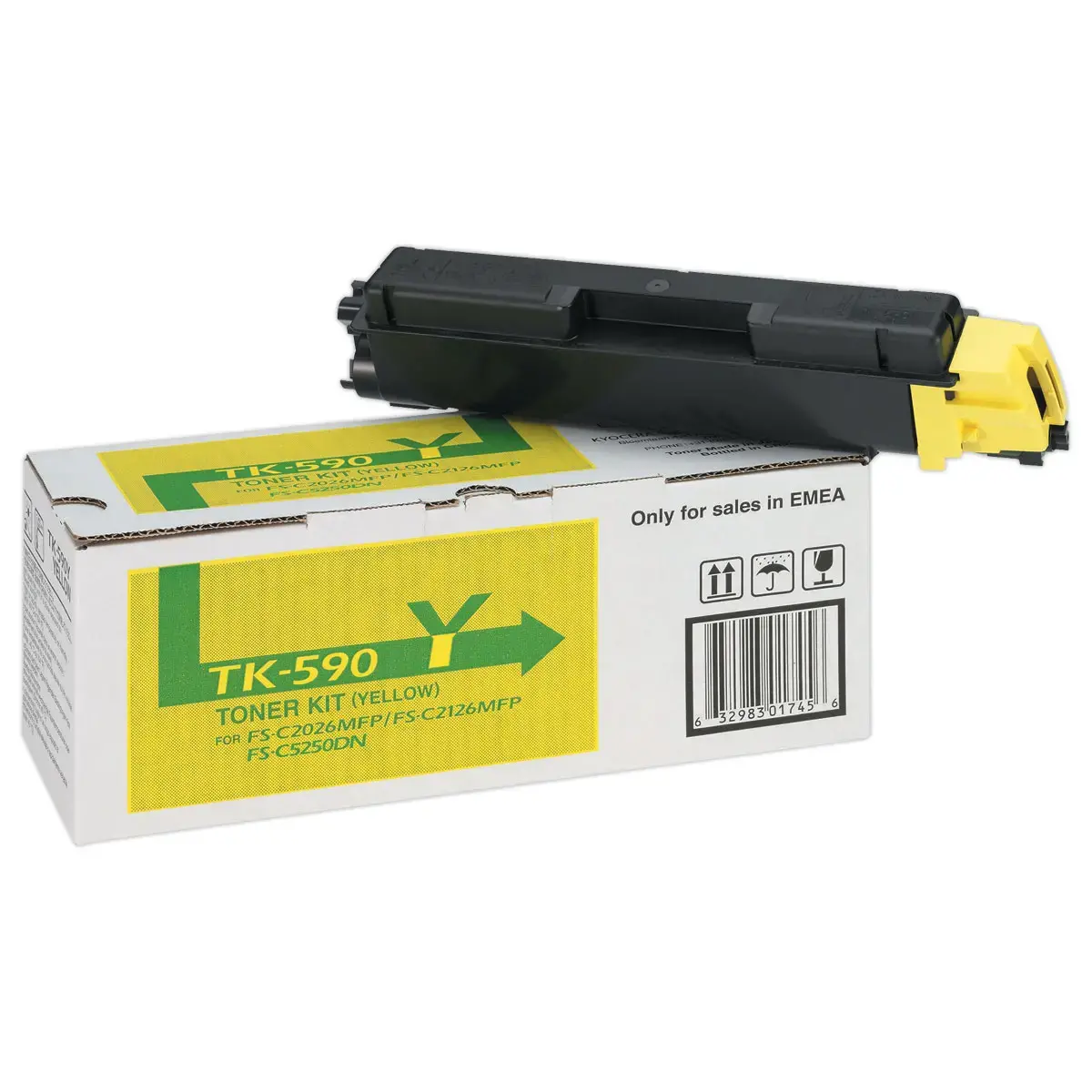 Toner TK590Y - Jaune - Kyocera photo du produit