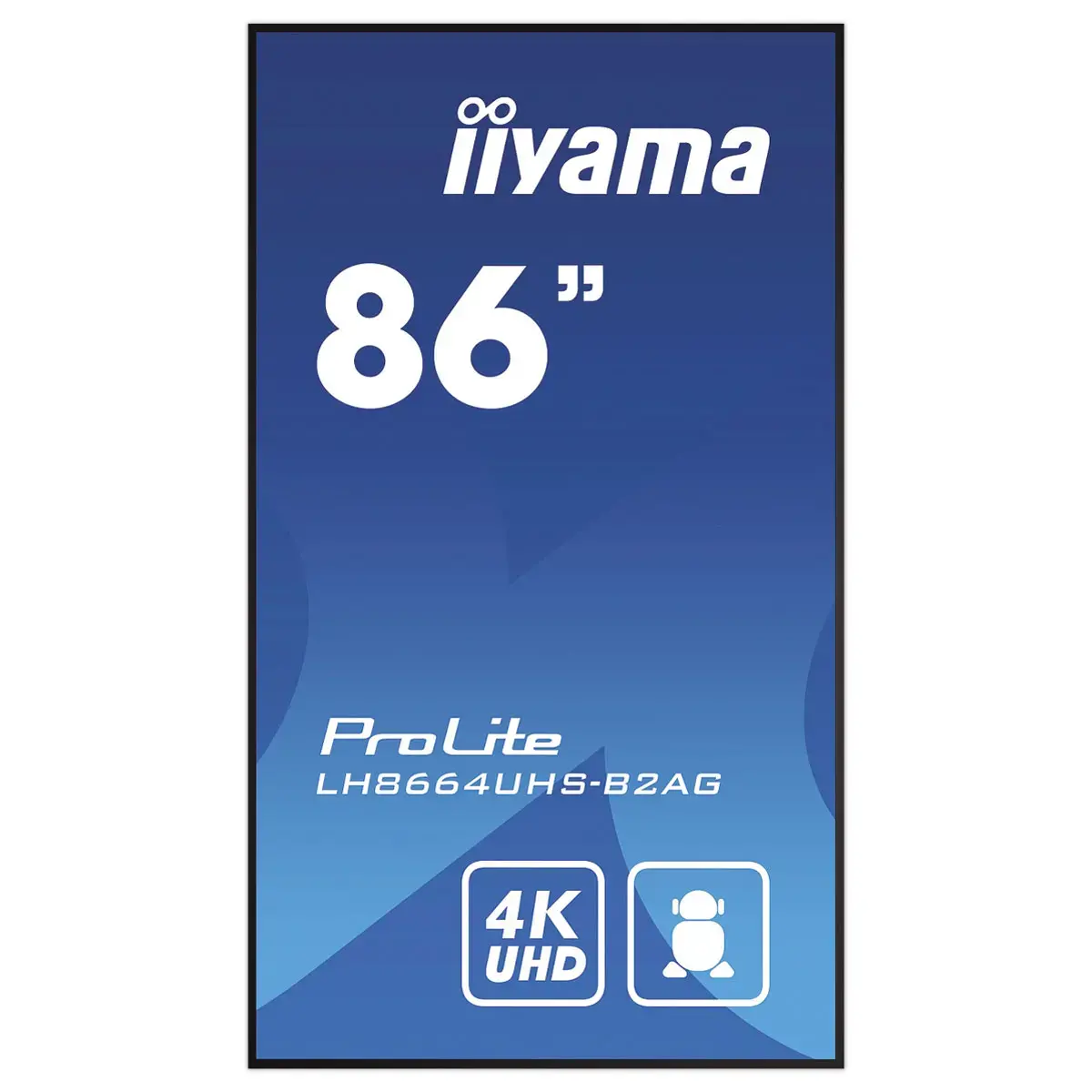 Ecran d'affichage professionnel connecté  86" -  IIYAMA LH8664UHS photo du produit