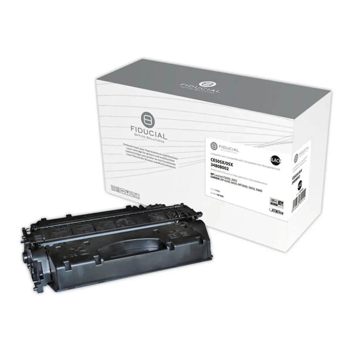 Toner remanufactur&eacute; &eacute;q. HP CE505X, CANON 719H HC - Haute capacit&eacute; - Noir photo du produit