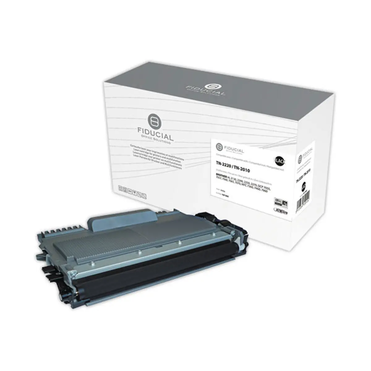 Cartouche noire laser - équiv. Brother TN2220 - FIDUCIAL photo du produit