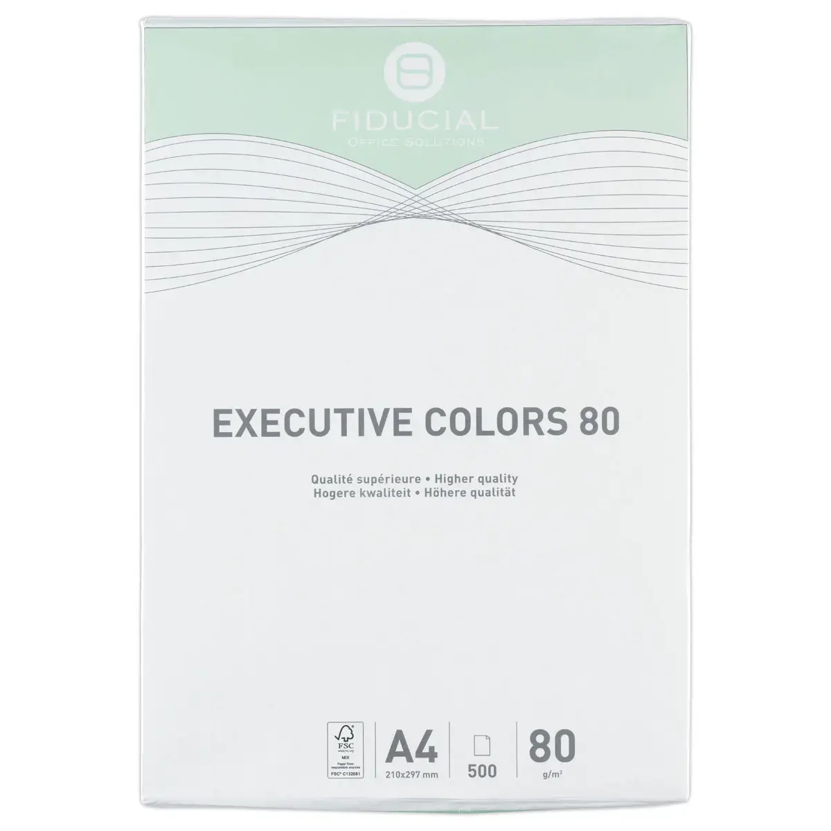 Ramette de papier couleur intense A4 Executive Colors 80g - Vert - Fiducial photo du produit