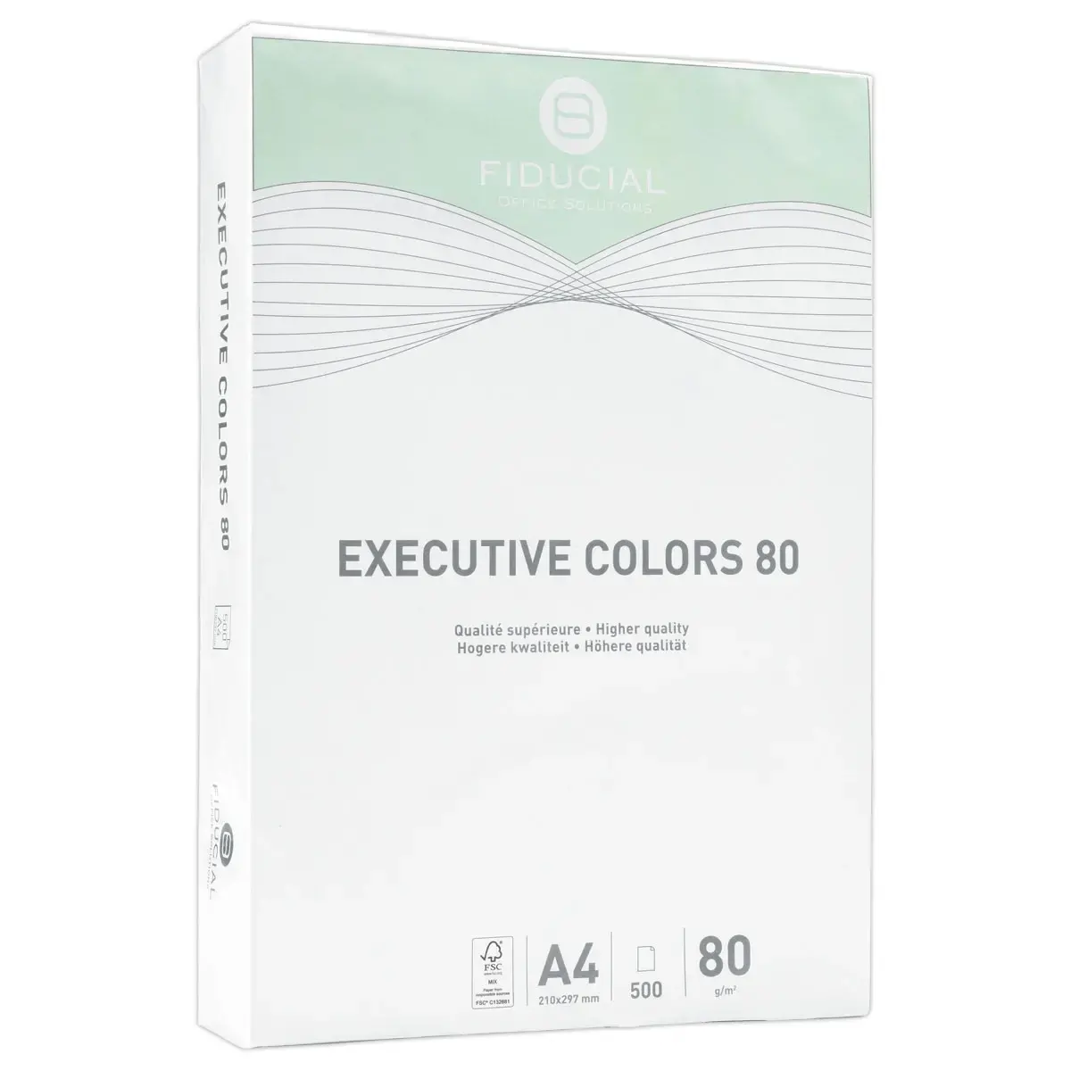Ramette de papier couleur intense A4 Executive Colors 80g - Vert - Fiducial photo du produit