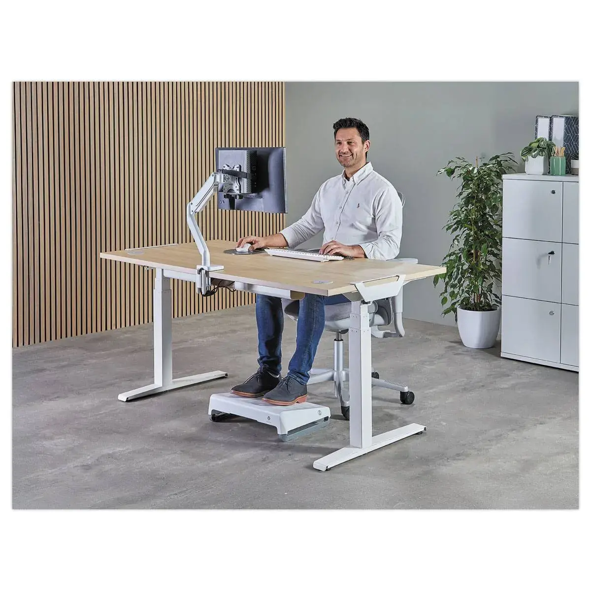 Support mini PC VESA - Blanc - FELLOWES photo du produit