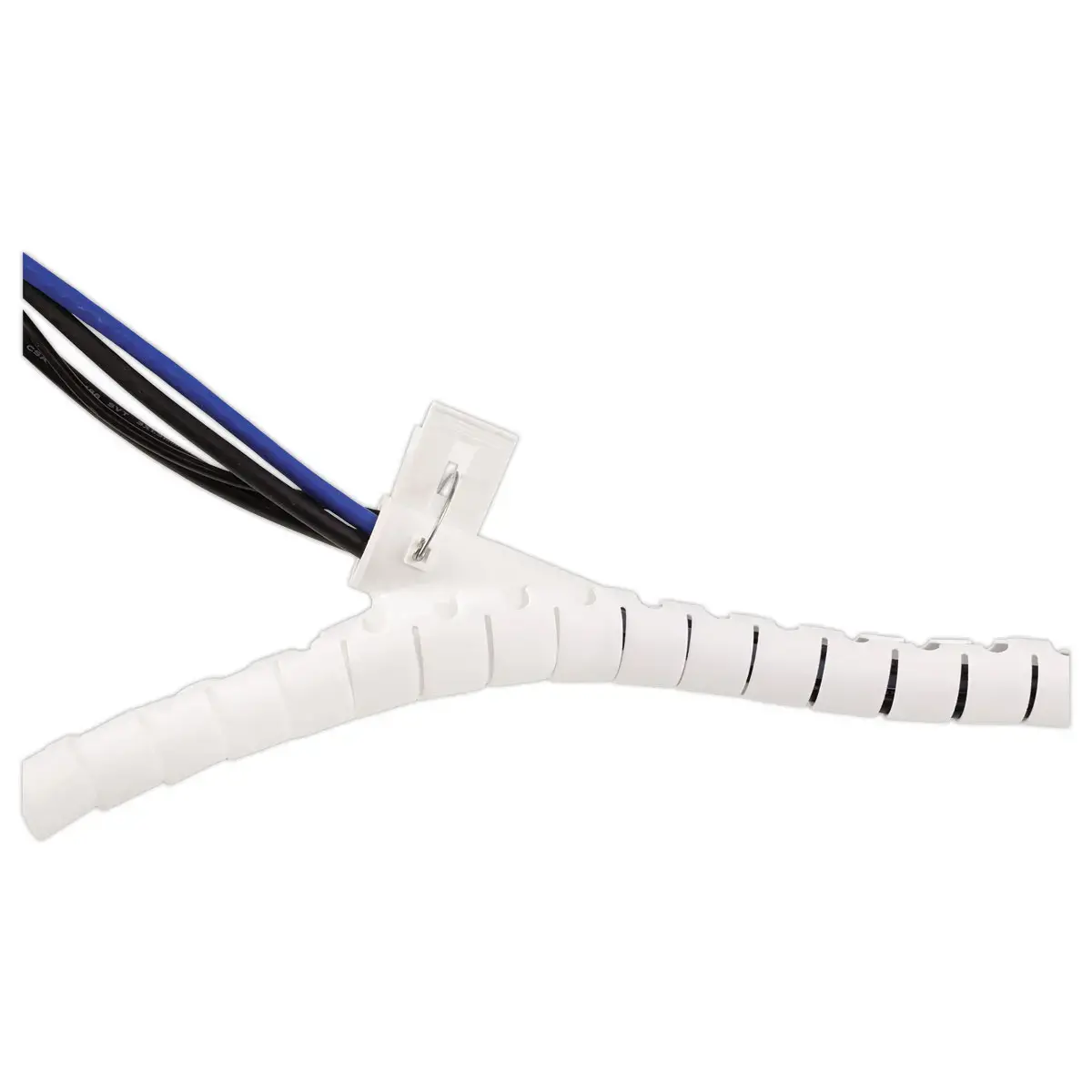 Guide câbles Cable Zip - Blanc - Fellowes photo du produit