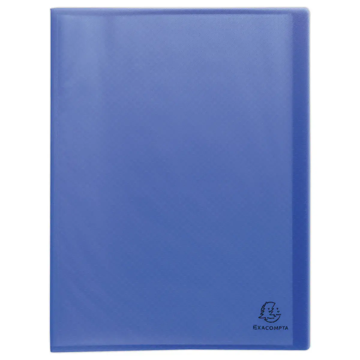 Prot&egrave;ge-documents plastique recycl&eacute; - 60 vues - Bleu - Exacompta photo du produit