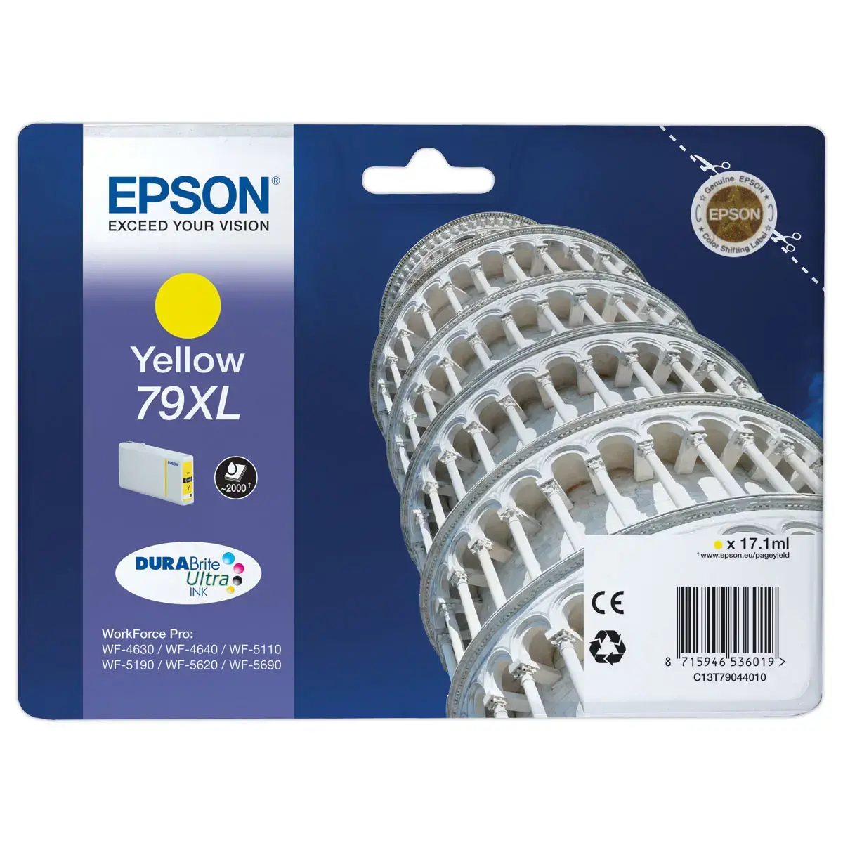 Cartouche Epson C13T790440 jaune photo du produit
