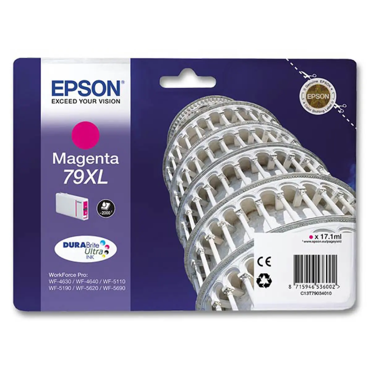 Cartouche Epson C13T790340magenta photo du produit