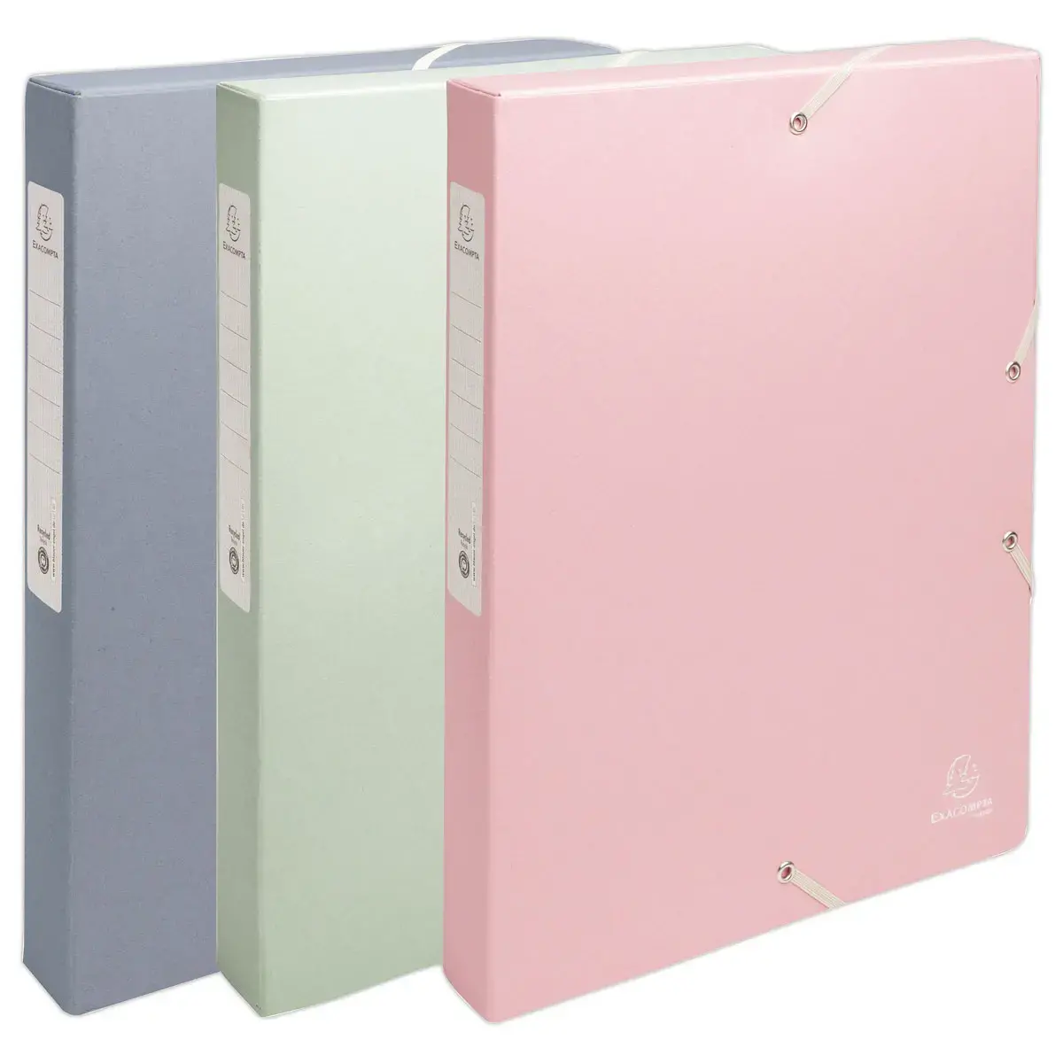 Bo&icirc;te de classement Autentik - Dos 40 mm - Coloris al&eacute;atoire - Exacompta photo du produit